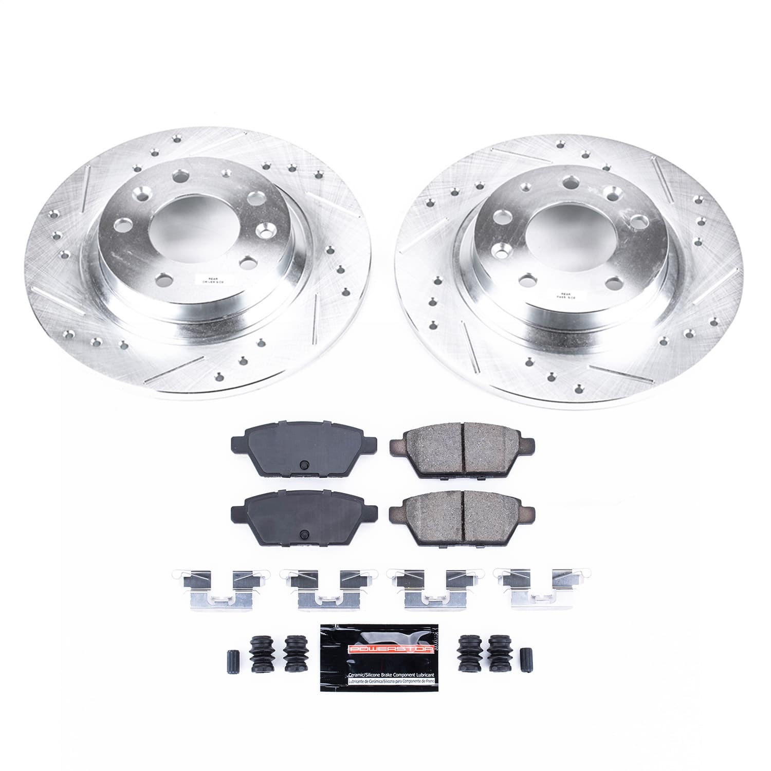 Power Stop - K2450 - Rear - Disc Brake Pad and Rotor Kit image 1
