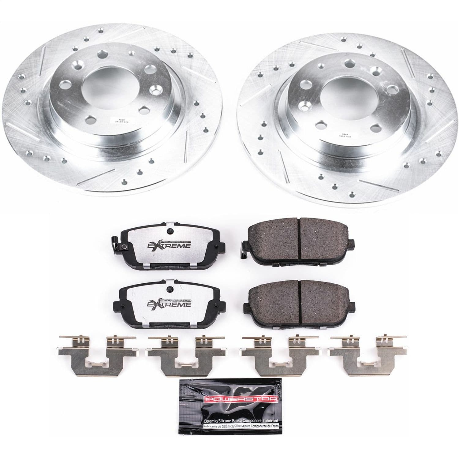 Power Stop - K2451-26 - Rear - Disc Brake Pad and Rotor Kit image 1