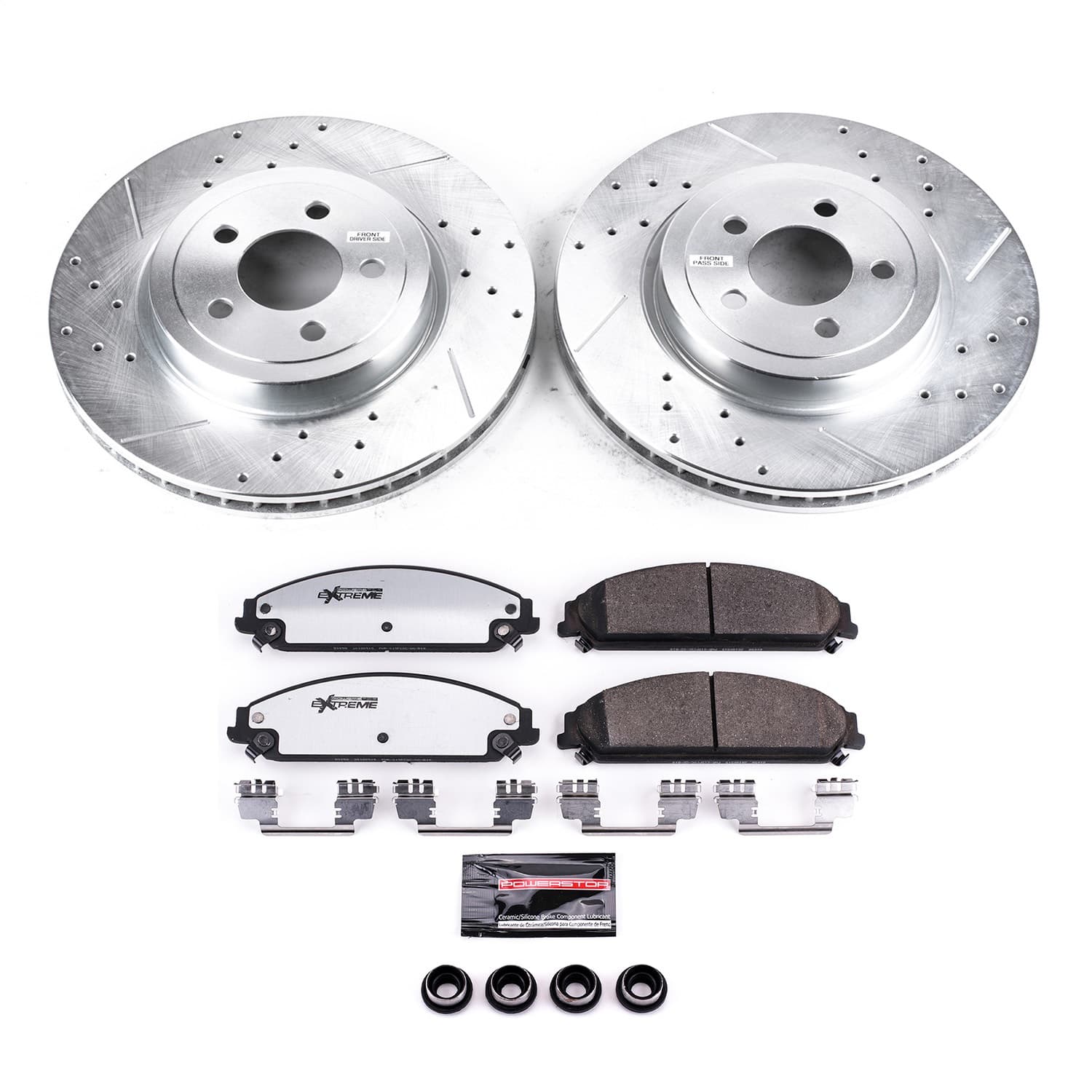 Power Stop - K2560-26 - Front - Disc Brake Pad and Rotor Kit image 1