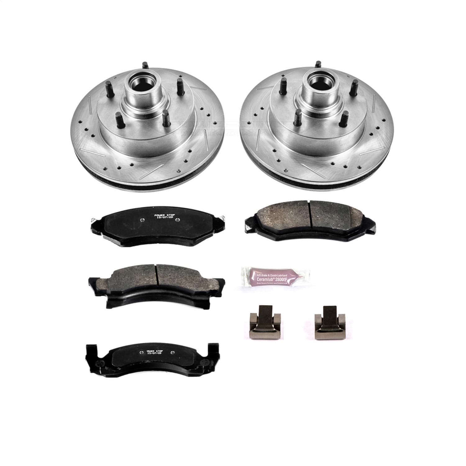Power Stop - K2578 - Front - Disc Brake Pad and Rotor Kit image 1