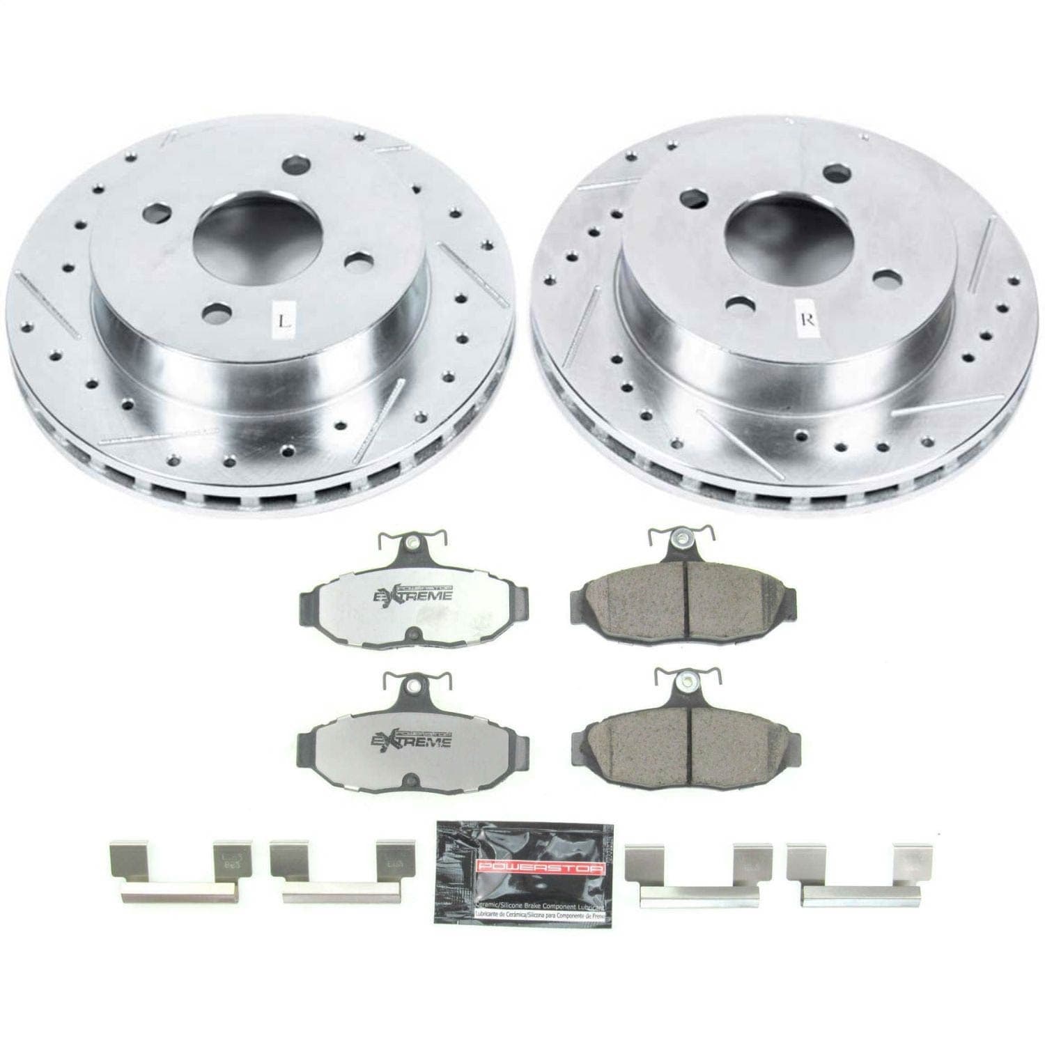 Power Stop - K2906-26 - Rear - Disc Brake Pad and Rotor Kit image 1