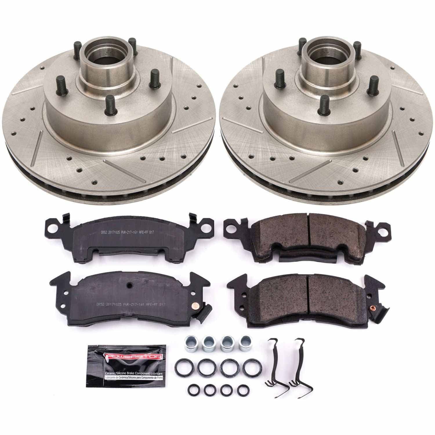 Power Stop - K2908 - Front - Disc Brake Pad and Rotor Kit image 1