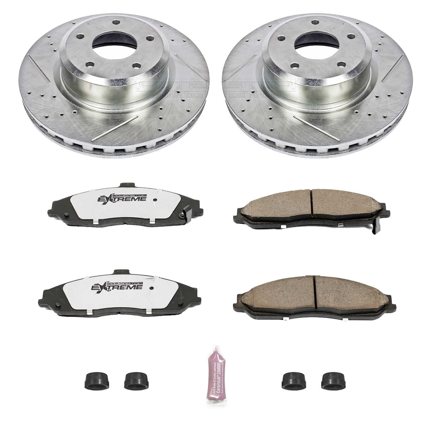 Power Stop - K2912-26 - Front - Disc Brake Pad and Rotor Kit image 1