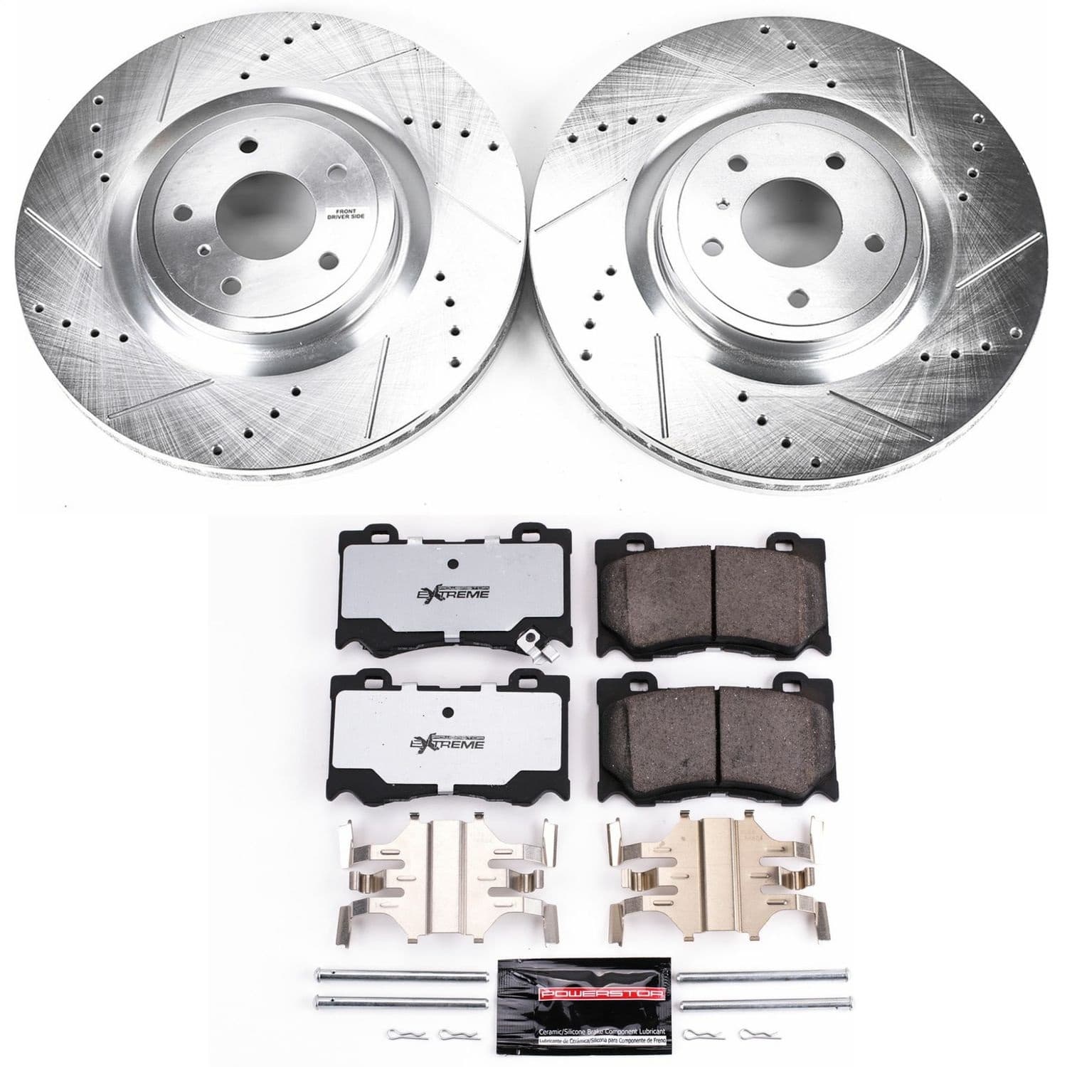 Power Stop - K2915-26 - Front - Disc Brake Pad and Rotor Kit image 1