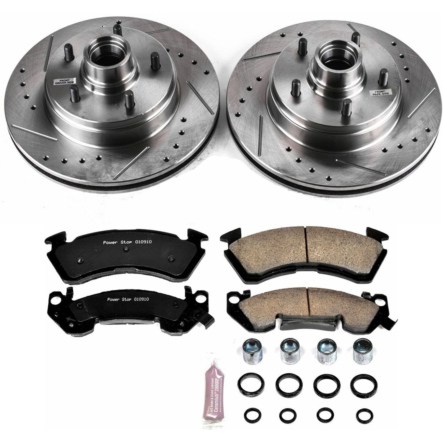 Power Stop - K2937 - Front - Disc Brake Pad and Rotor Kit image 1