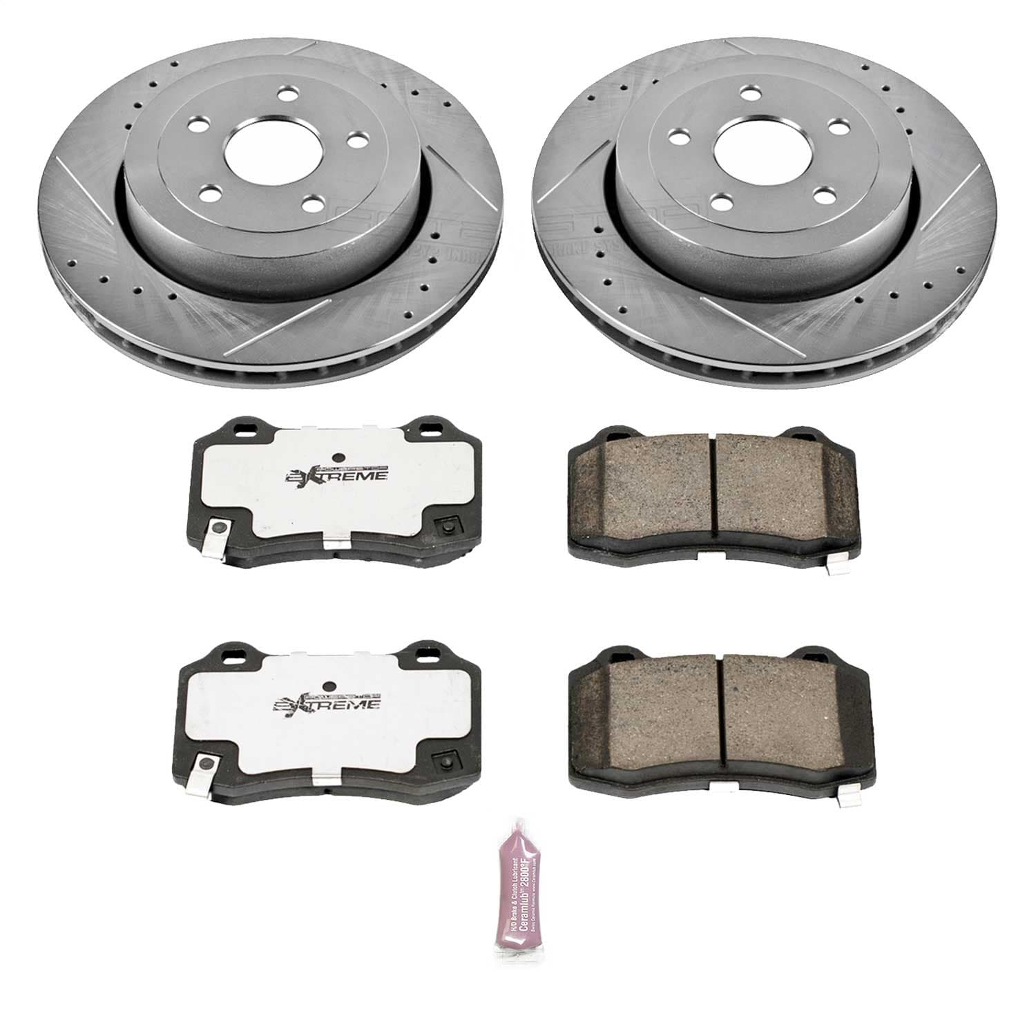 Power Stop - K2949-26 - Rear - Disc Brake Pad and Rotor Kit image 1