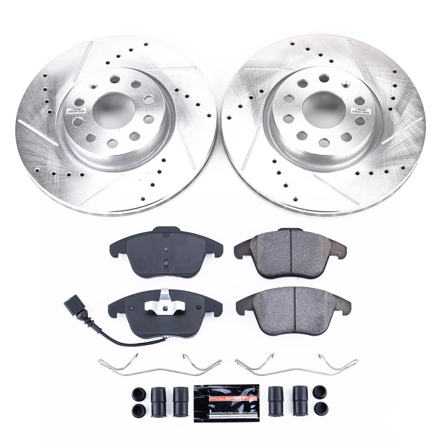 Power Stop - K2963 - Front - Disc Brake Pad and Rotor Kit image 1