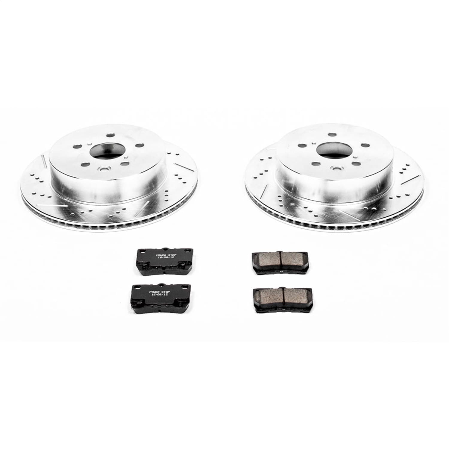 Power Stop - K2977 - Rear - Disc Brake Pad and Rotor Kit image 1