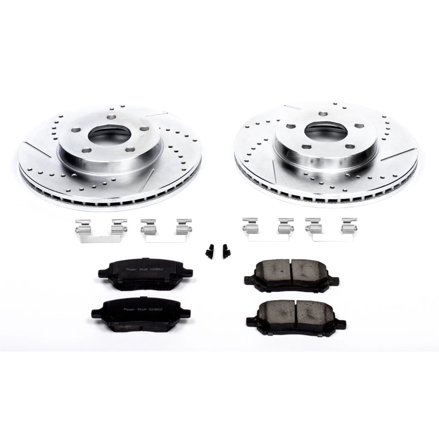Power Stop - K2983 - Front - Disc Brake Pad and Rotor Kit image 1