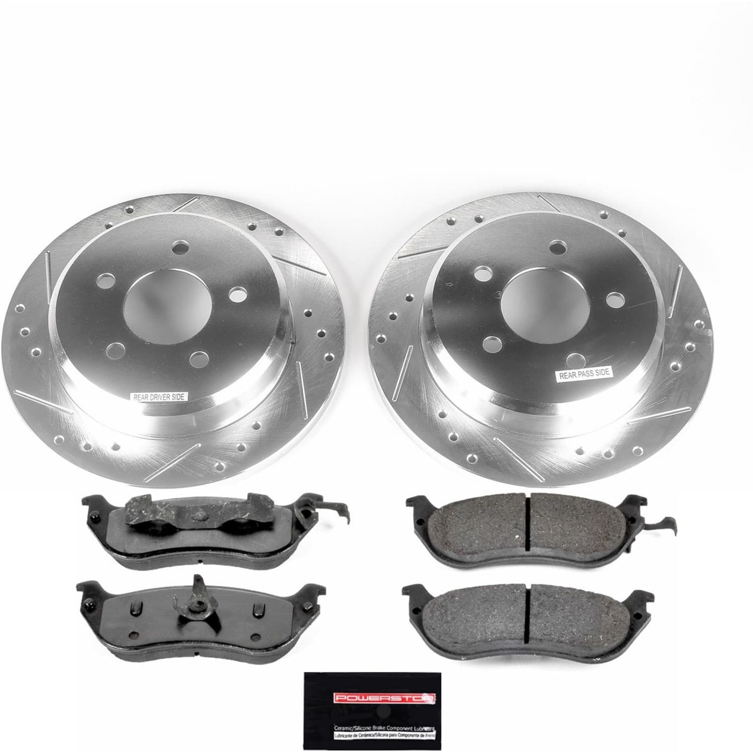 Power Stop - K2984-36 - Rear - Disc Brake Pad and Rotor Kit image 1