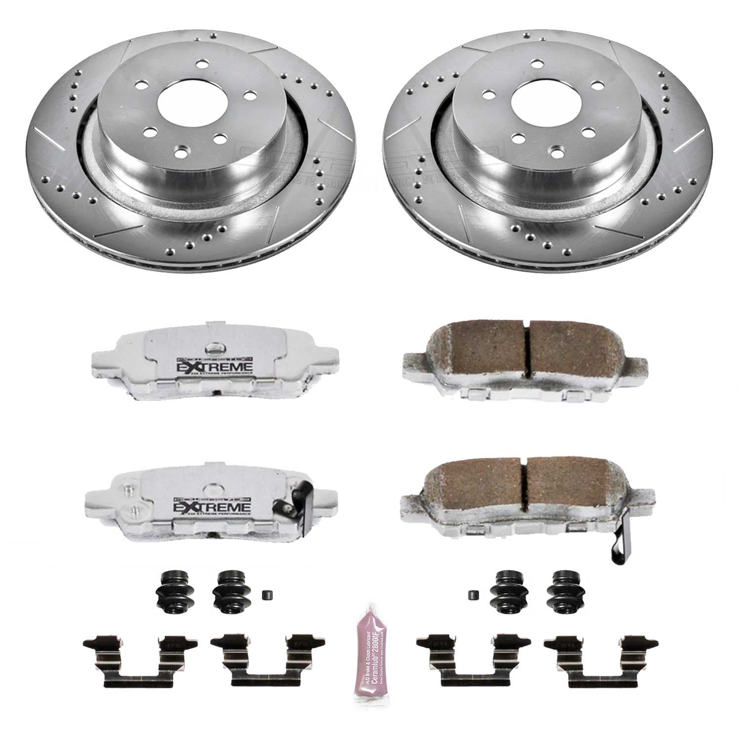 Power Stop - K2986-26 - Rear - Disc Brake Pad and Rotor Kit image 1