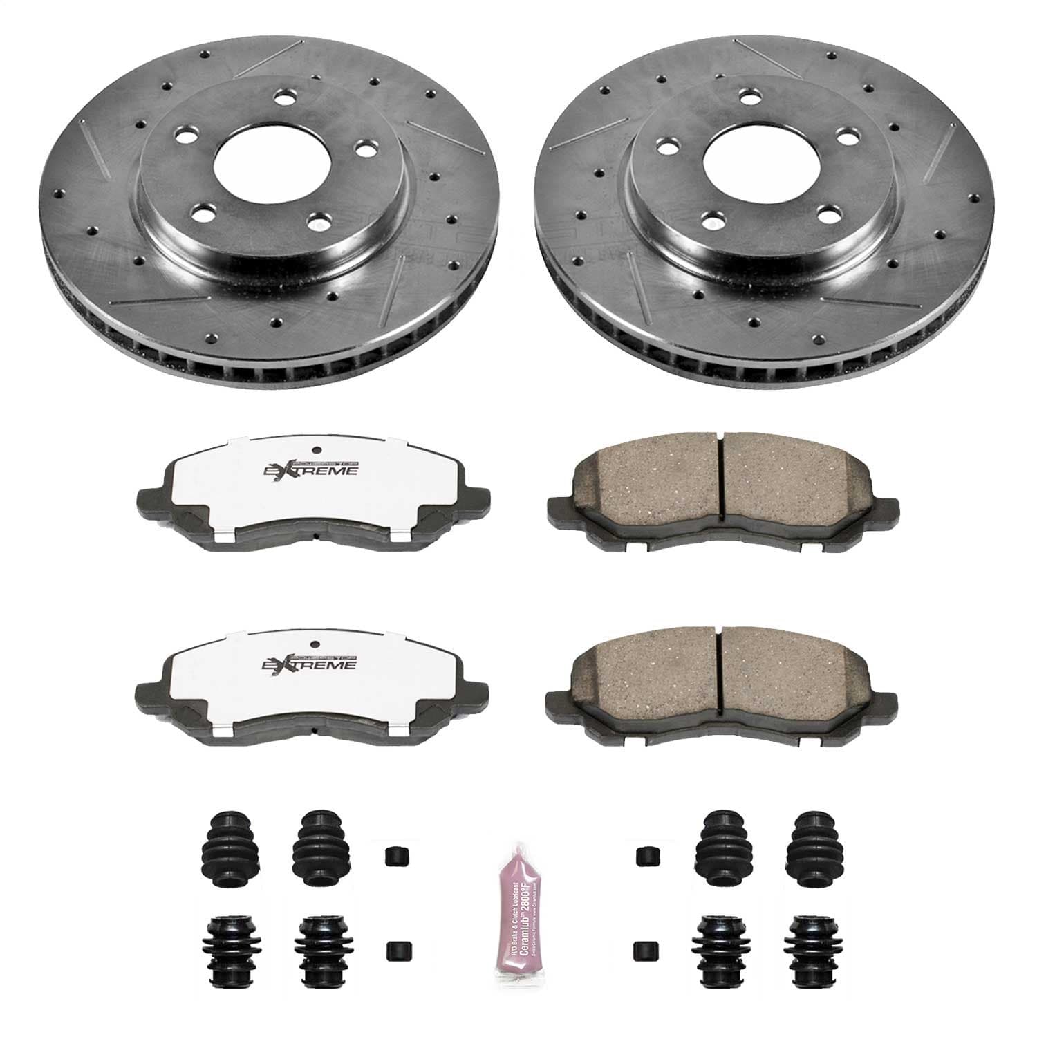 Power Stop - K2992-26 - Front - Disc Brake Pad and Rotor Kit image 1