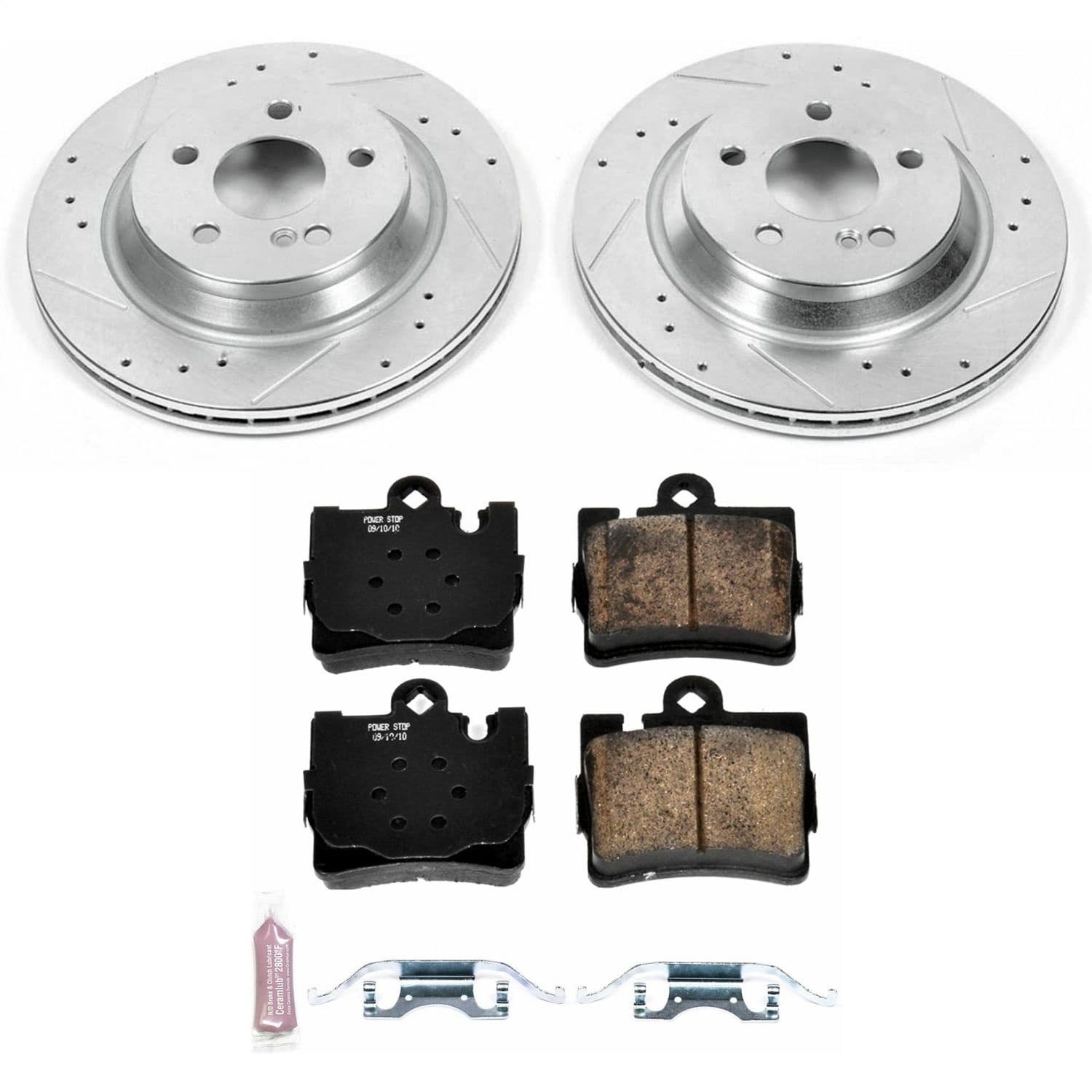 Power Stop - K2997 - Rear - Disc Brake Pad and Rotor Kit image 1