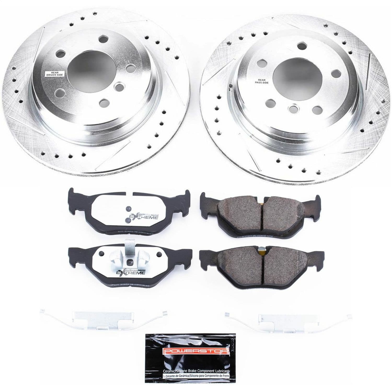 Power Stop - K3001-26 - Rear - Disc Brake Pad and Rotor Kit image 1