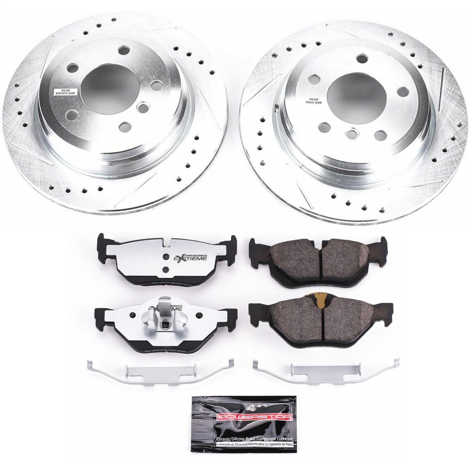 Power Stop - K3002-26 - Rear - Disc Brake Pad and Rotor Kit image 1