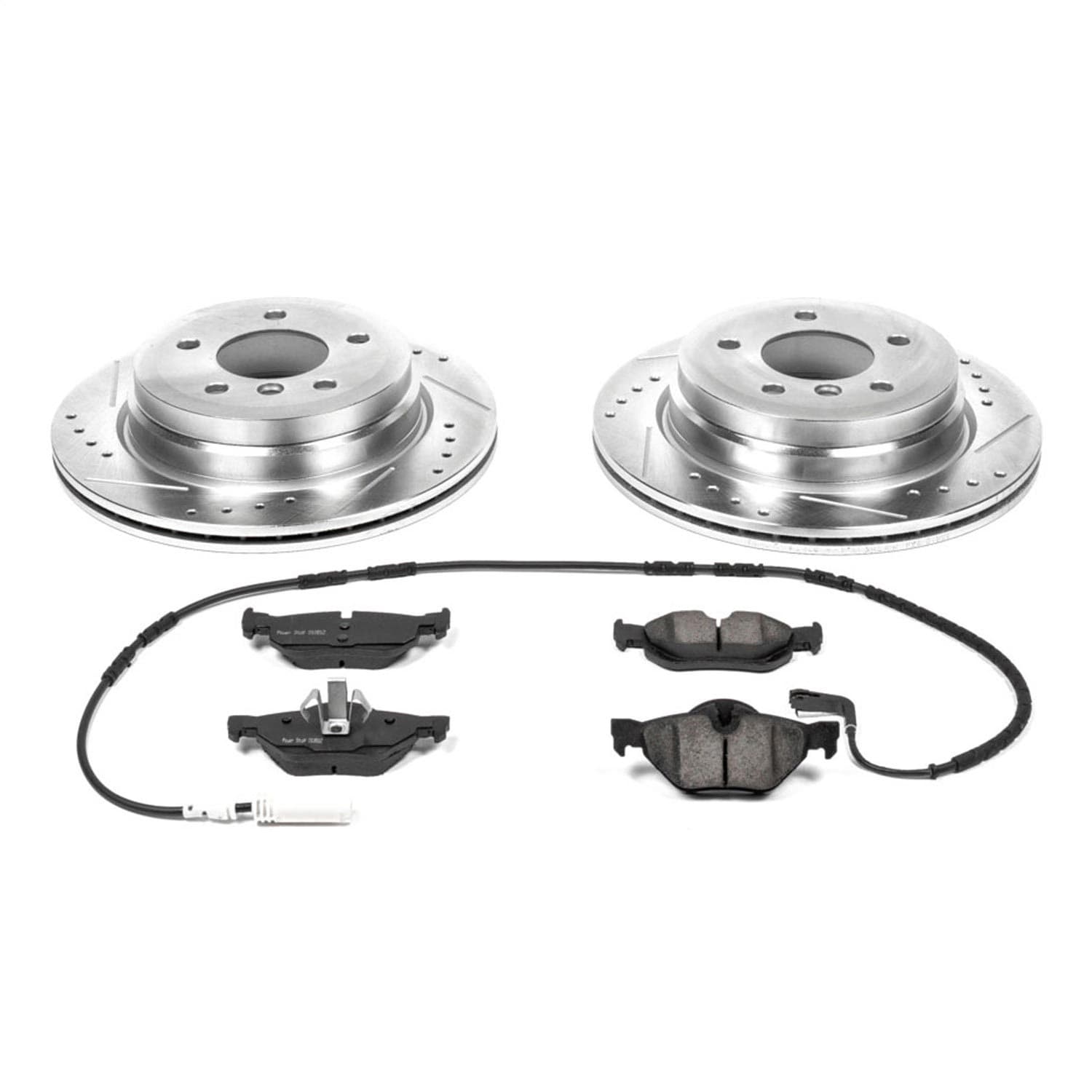 Power Stop - K3002 - Rear - Disc Brake Pad and Rotor Kit image 1
