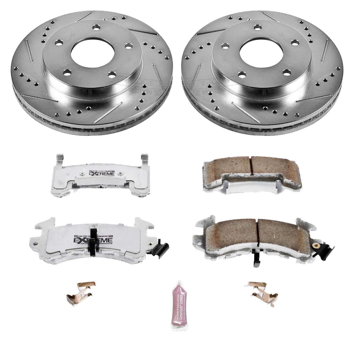 Power Stop - K3003-26 - Rear - Disc Brake Pad and Rotor Kit image 1