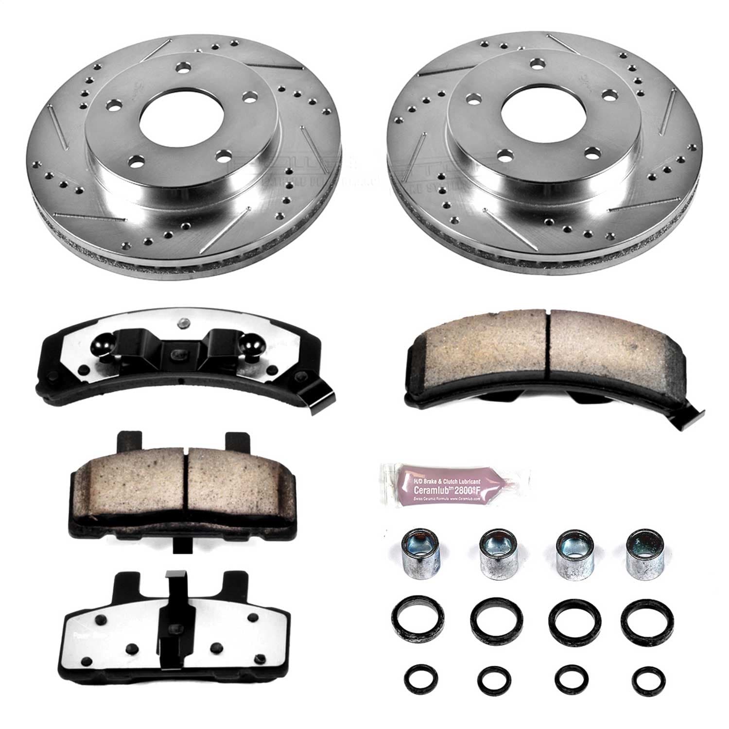 Power Stop - K3003-36 - Rear - Disc Brake Pad and Rotor Kit image 1