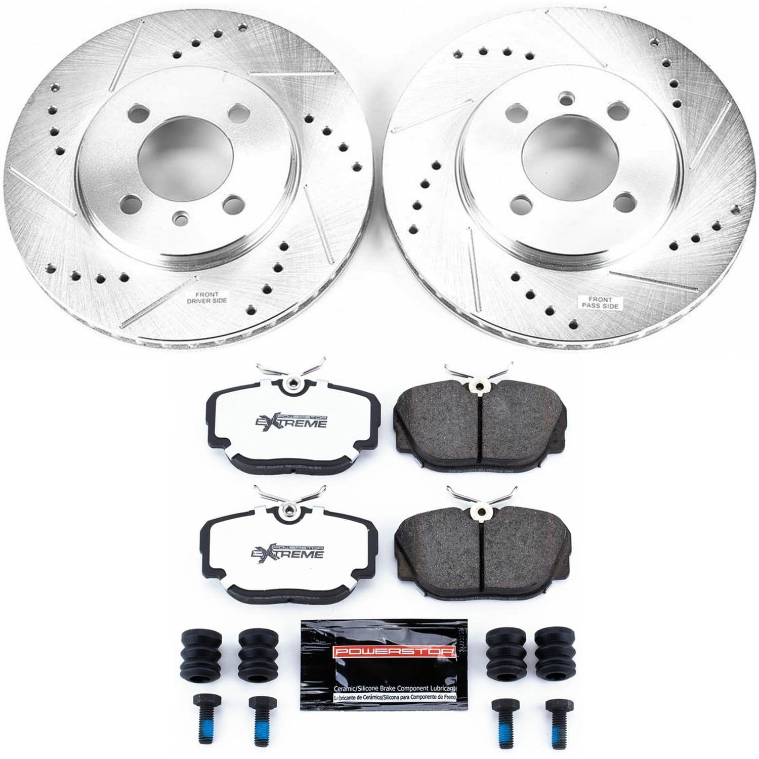 Power Stop - K3008-26 - Front - Disc Brake Pad and Rotor Kit image 1