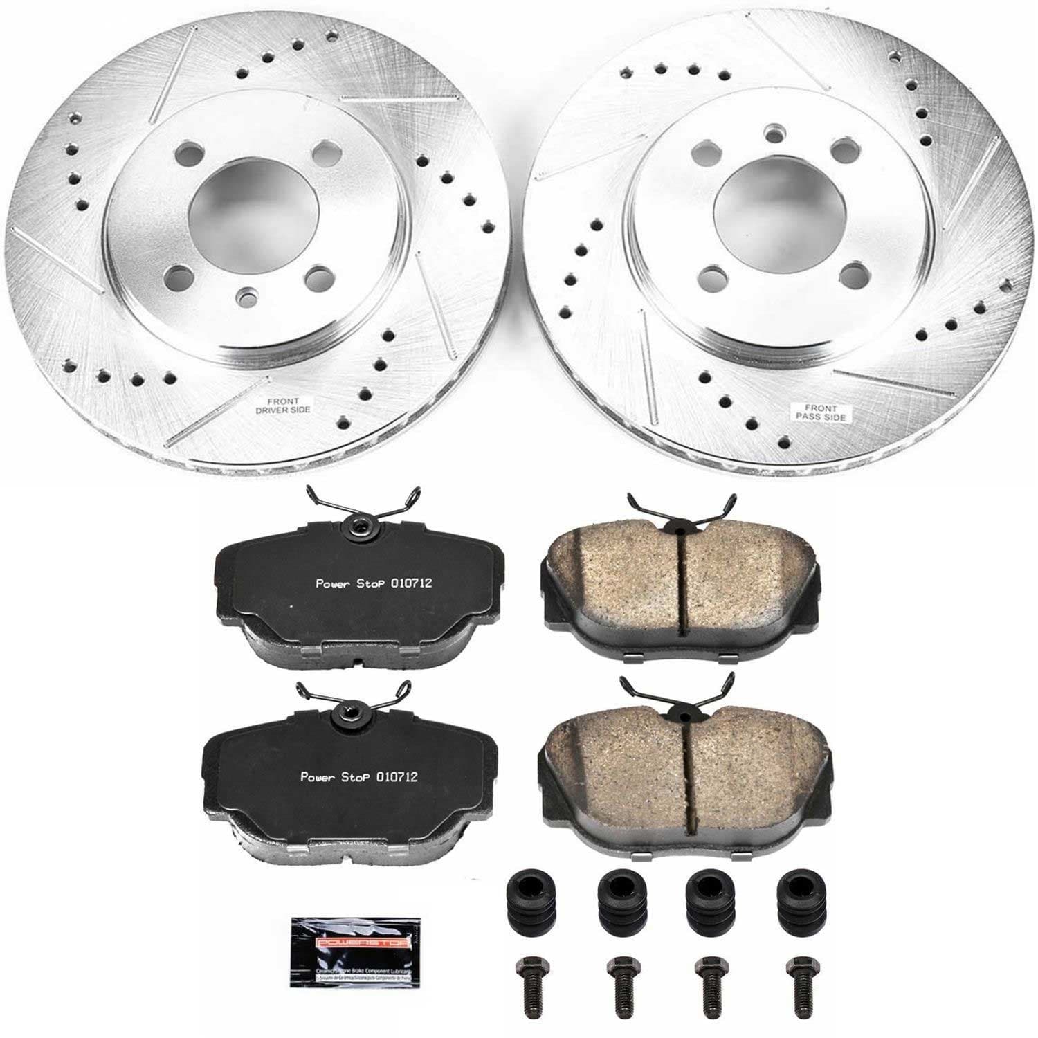Power Stop - K3008 - Front - Disc Brake Pad and Rotor Kit image 1