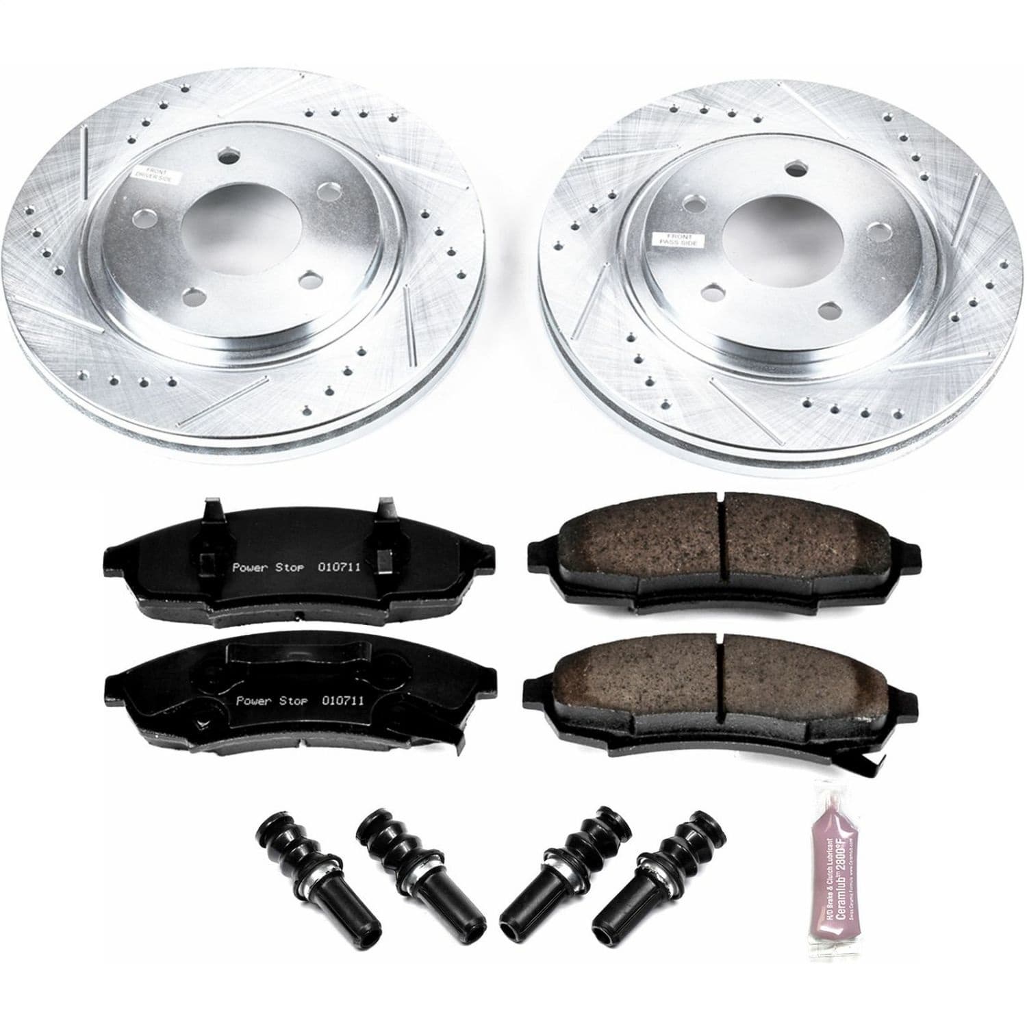 Power Stop - K3018 - Front - Disc Brake Pad and Rotor Kit image 1