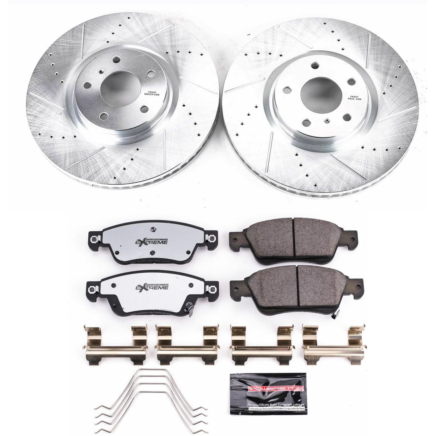 Power Stop - K3022-26 - Front - Disc Brake Pad and Rotor Kit image 1