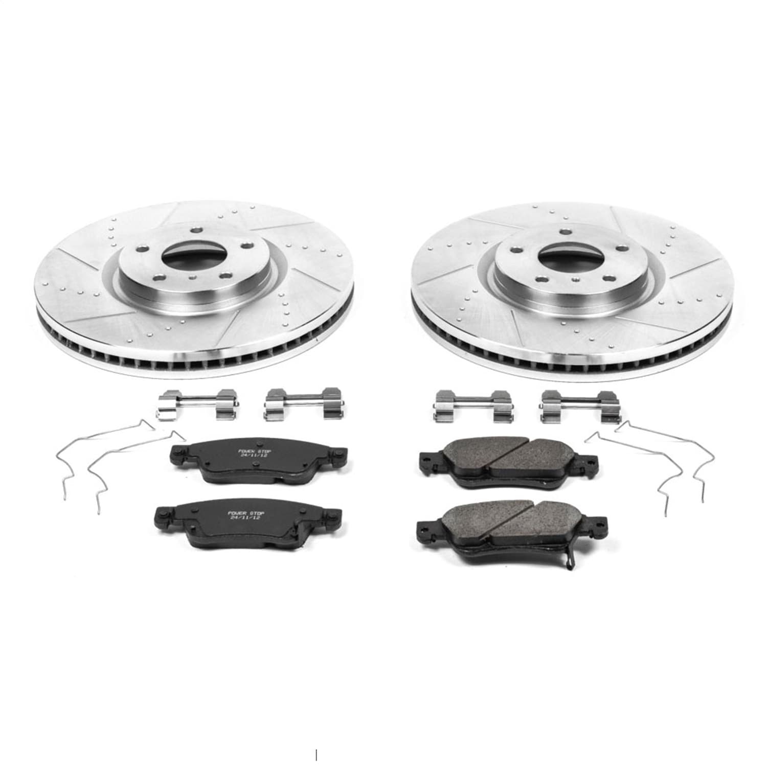 Power Stop - K3022 - Front - Disc Brake Pad and Rotor Kit image 1