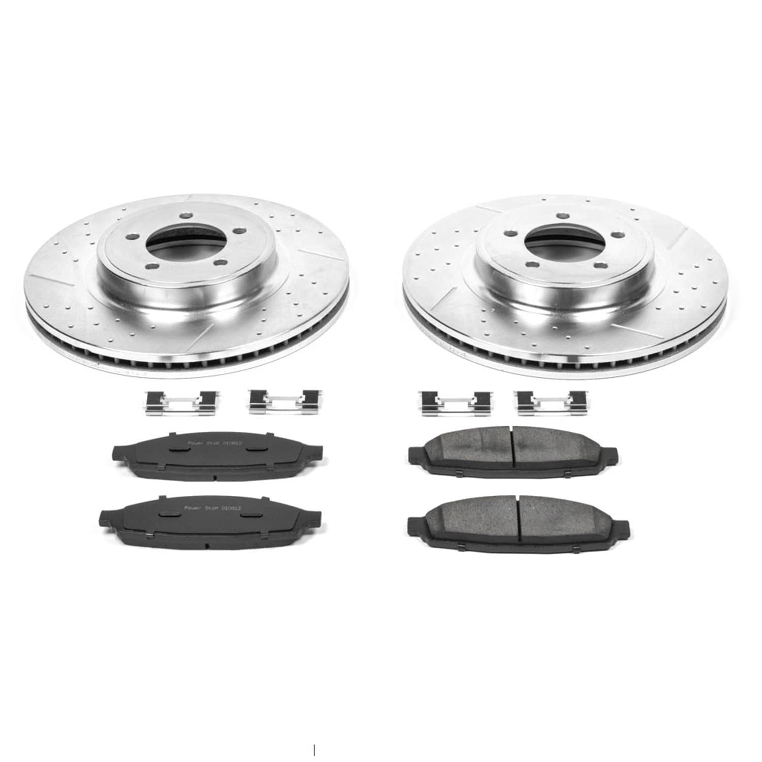 Power Stop - K3024 - Front - Disc Brake Pad and Rotor Kit image 1