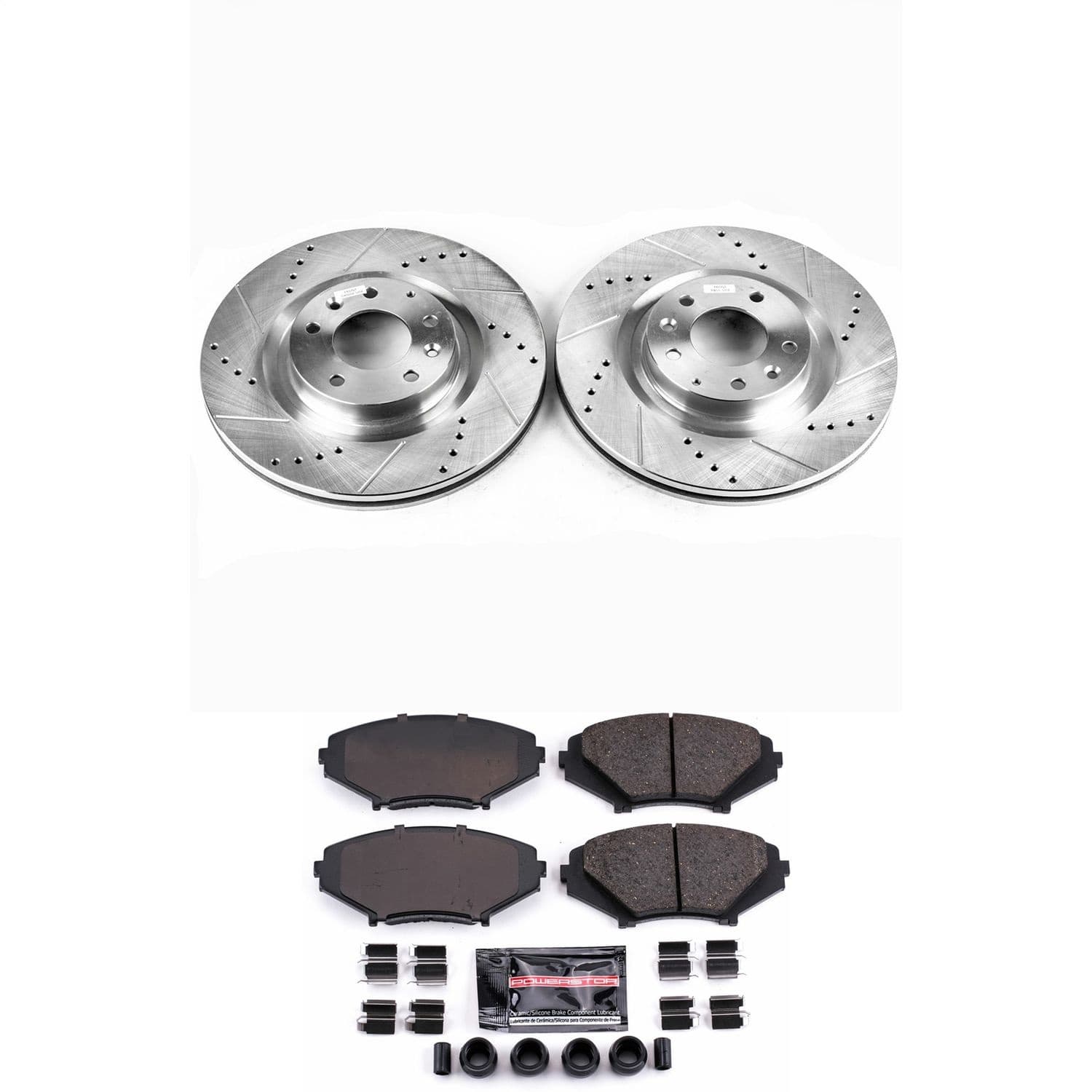 Power Stop - K3026 - Front - Disc Brake Pad and Rotor Kit image 1