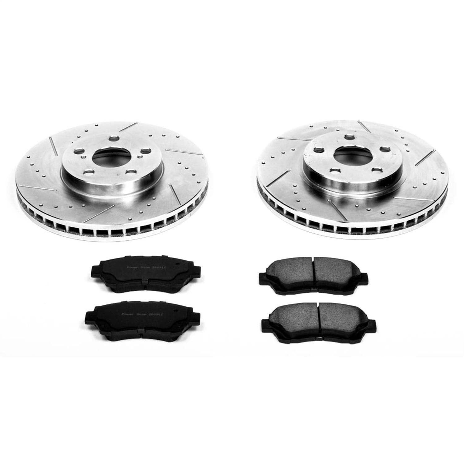 Power Stop - K3027 - Front - Disc Brake Pad and Rotor Kit image 1
