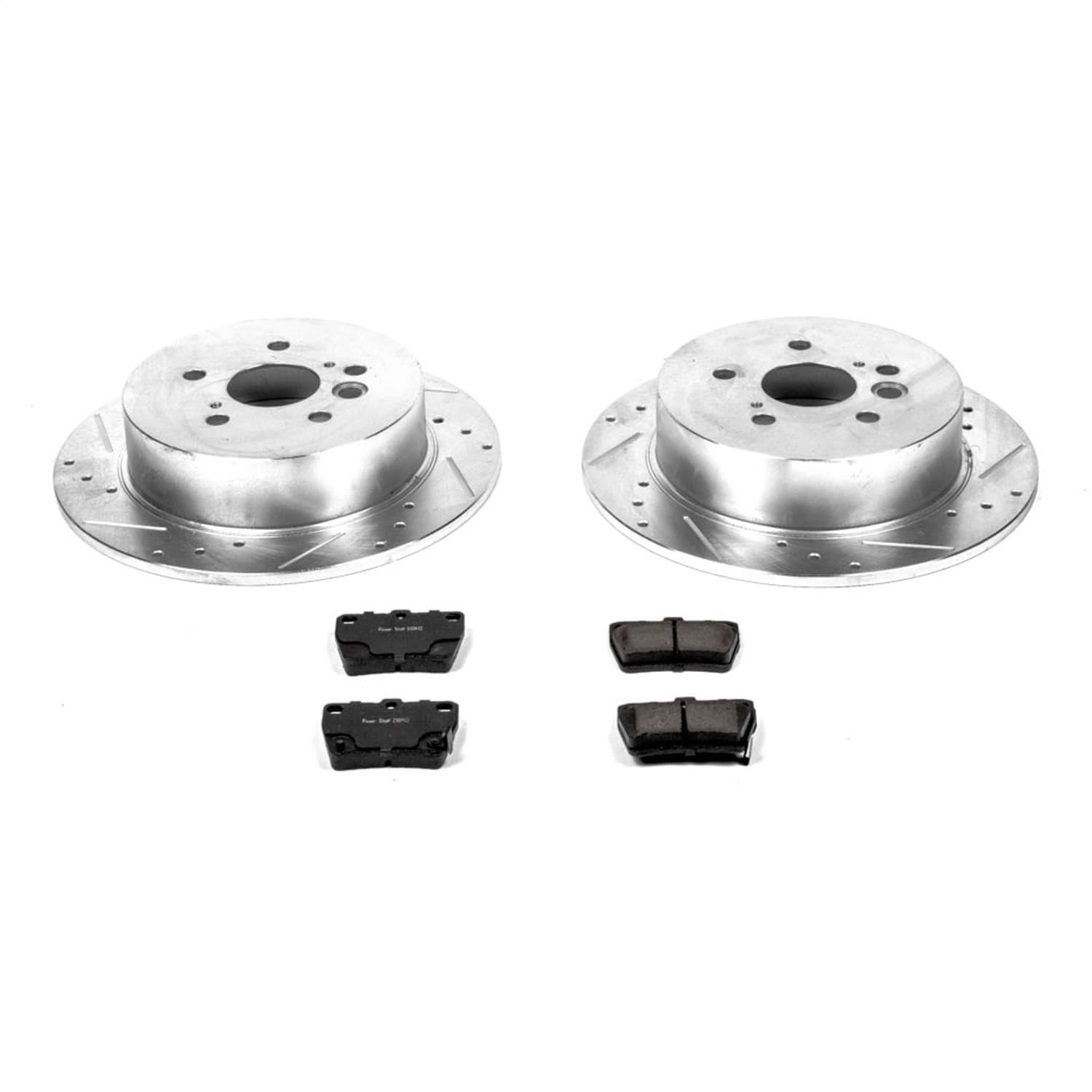 Power Stop - K3028 - Rear - Disc Brake Pad and Rotor Kit image 1