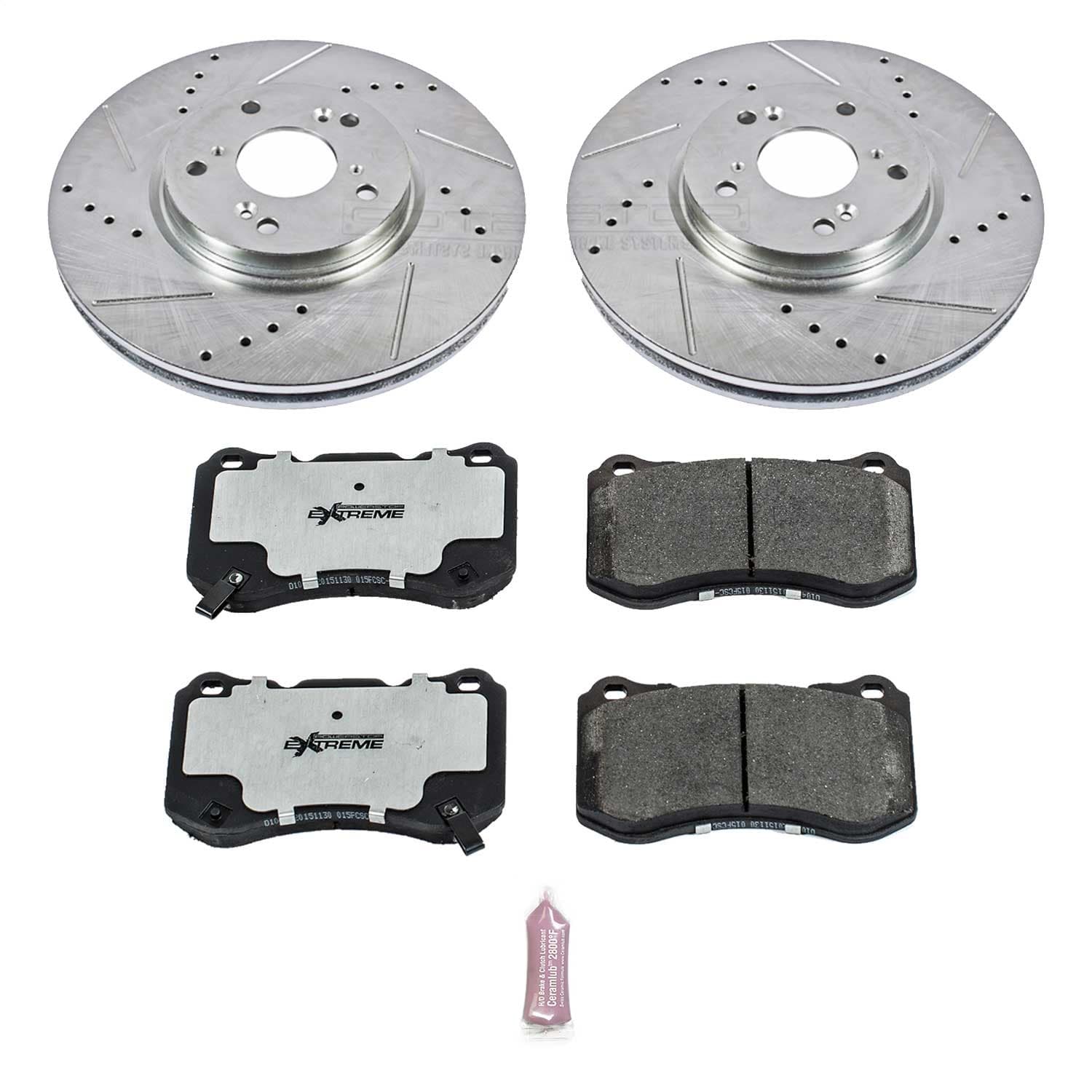 Power Stop - K3029-26 - Front - Disc Brake Pad and Rotor Kit image 1