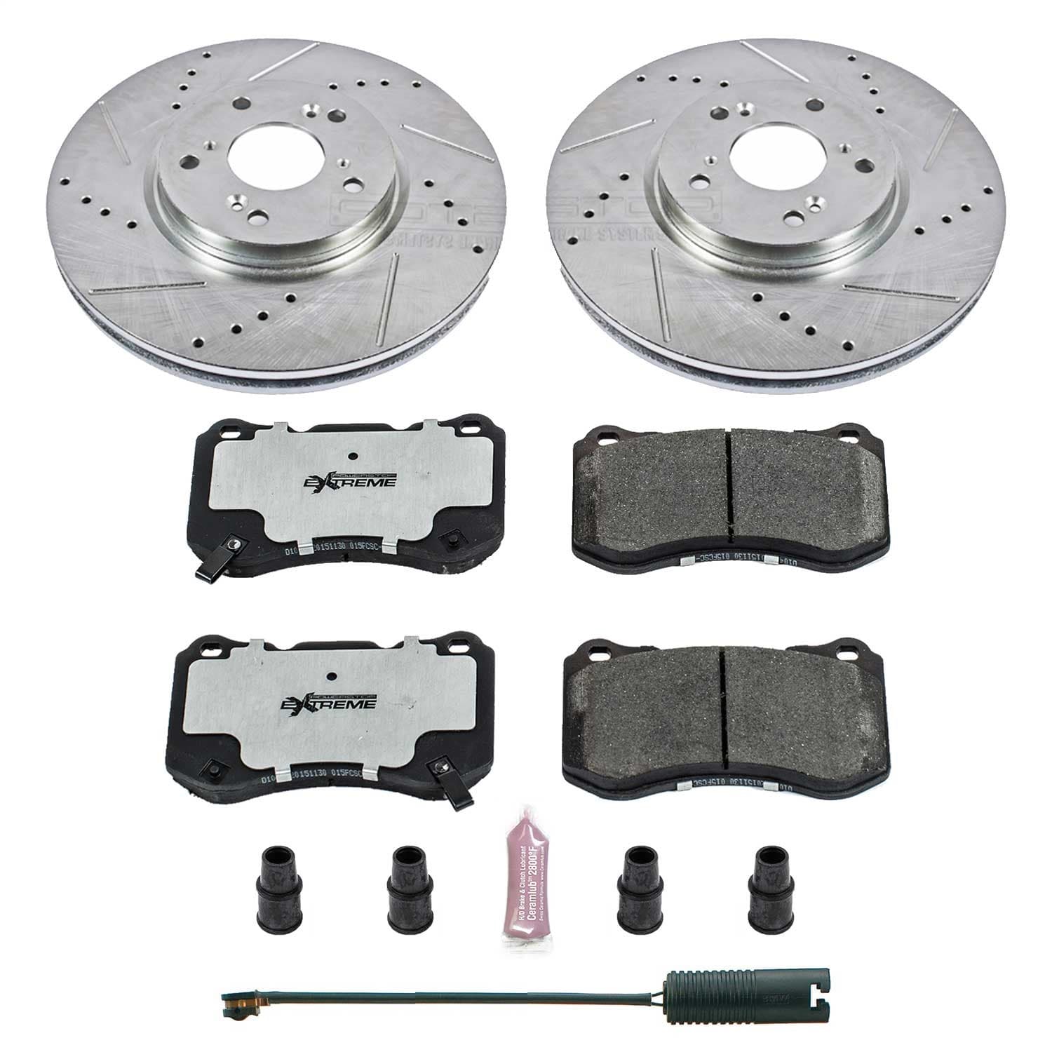 Power Stop - K3030-26 - Rear - Disc Brake Pad and Rotor Kit image 1