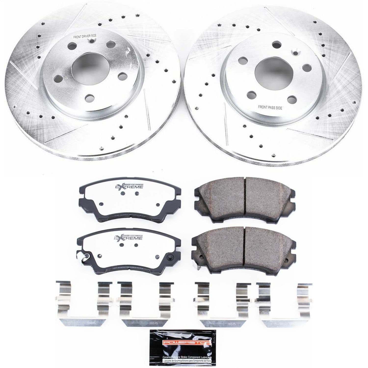 Power Stop - K3031-26 - Front - Disc Brake Pad and Rotor Kit image 1