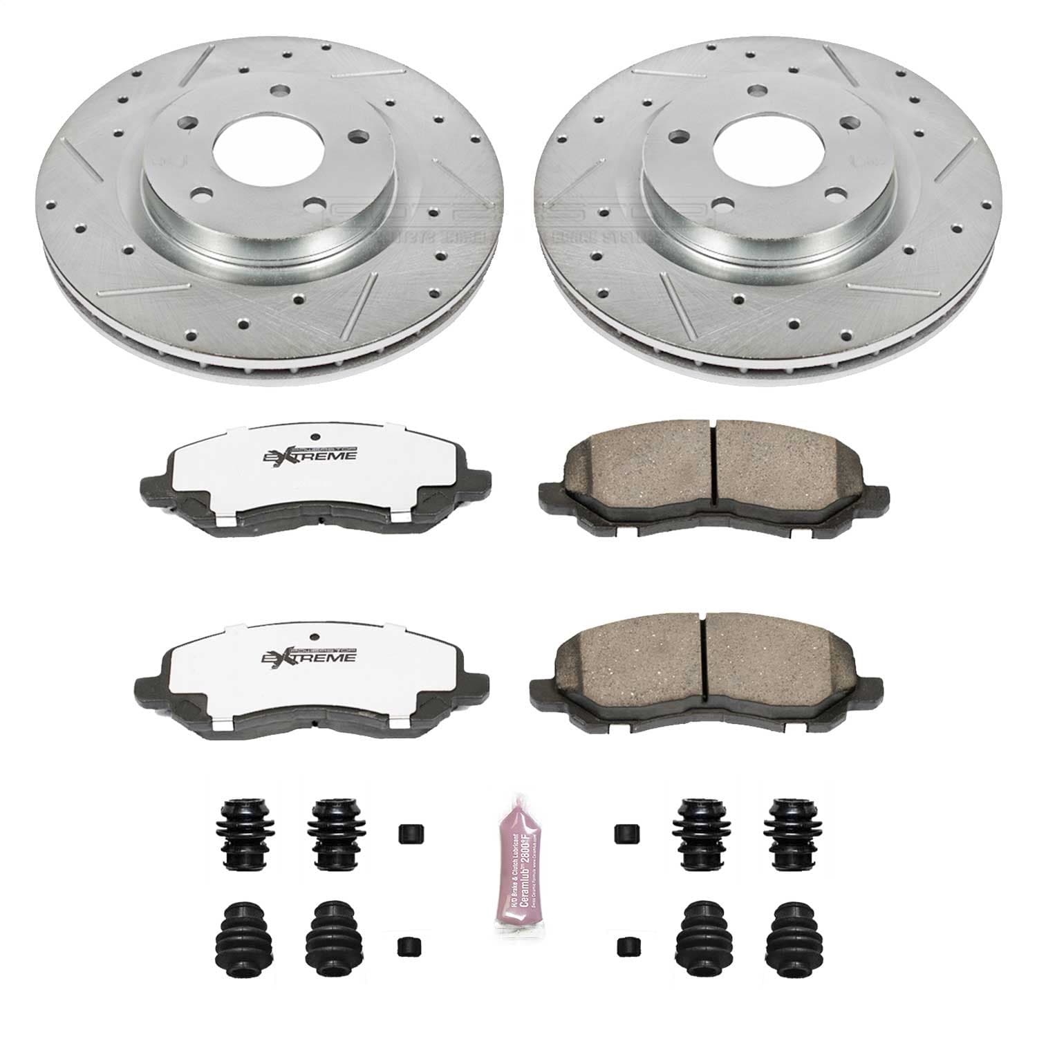 Power Stop - K3032-26 - Front - Disc Brake Pad and Rotor Kit image 1