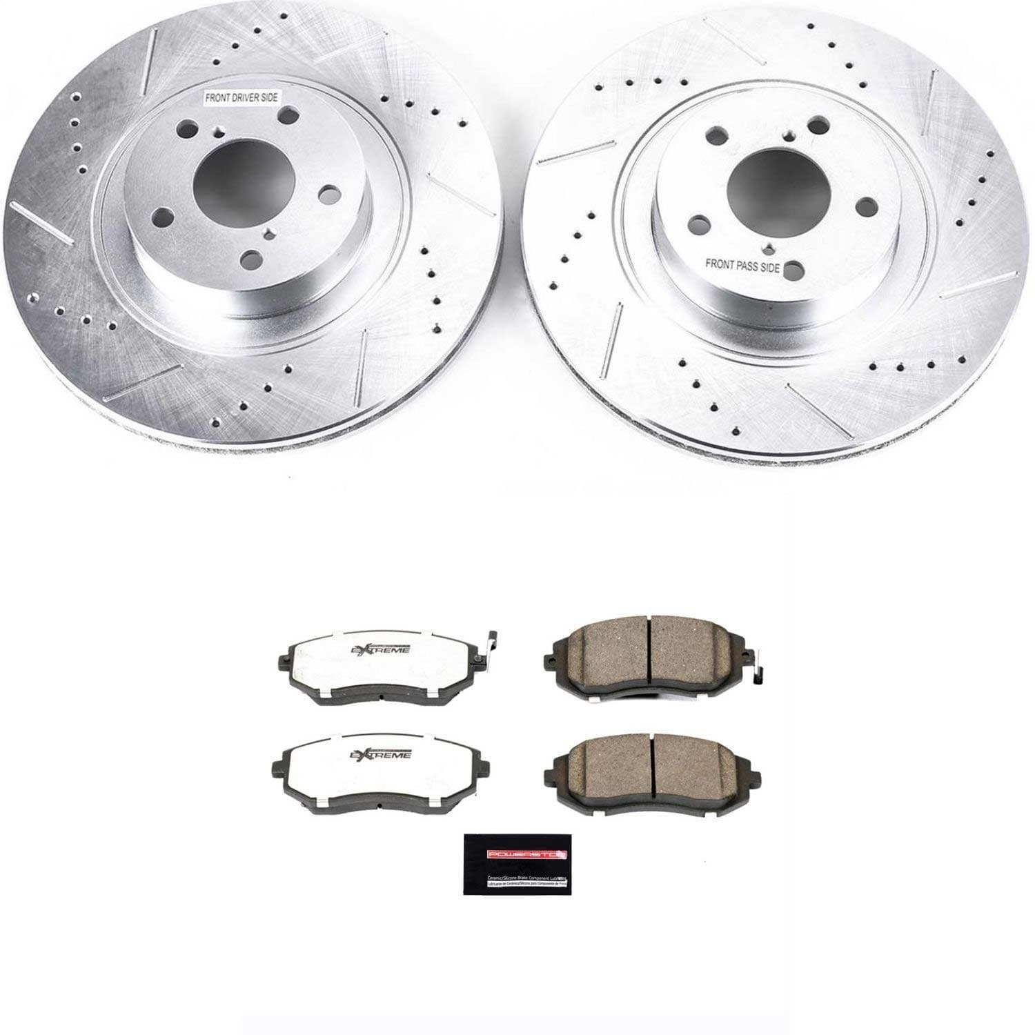 Power Stop - K3038-26 - Front - Disc Brake Pad and Rotor Kit image 1