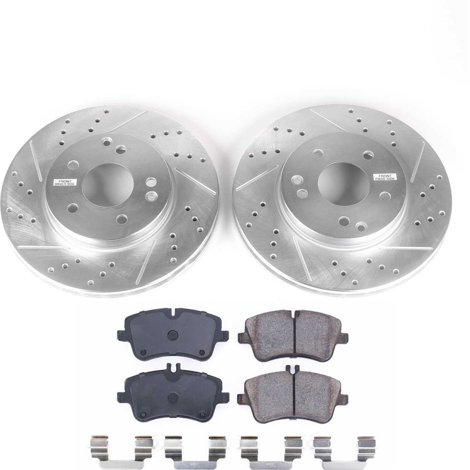 Power Stop - K3048 - Front - Disc Brake Pad and Rotor Kit image 1