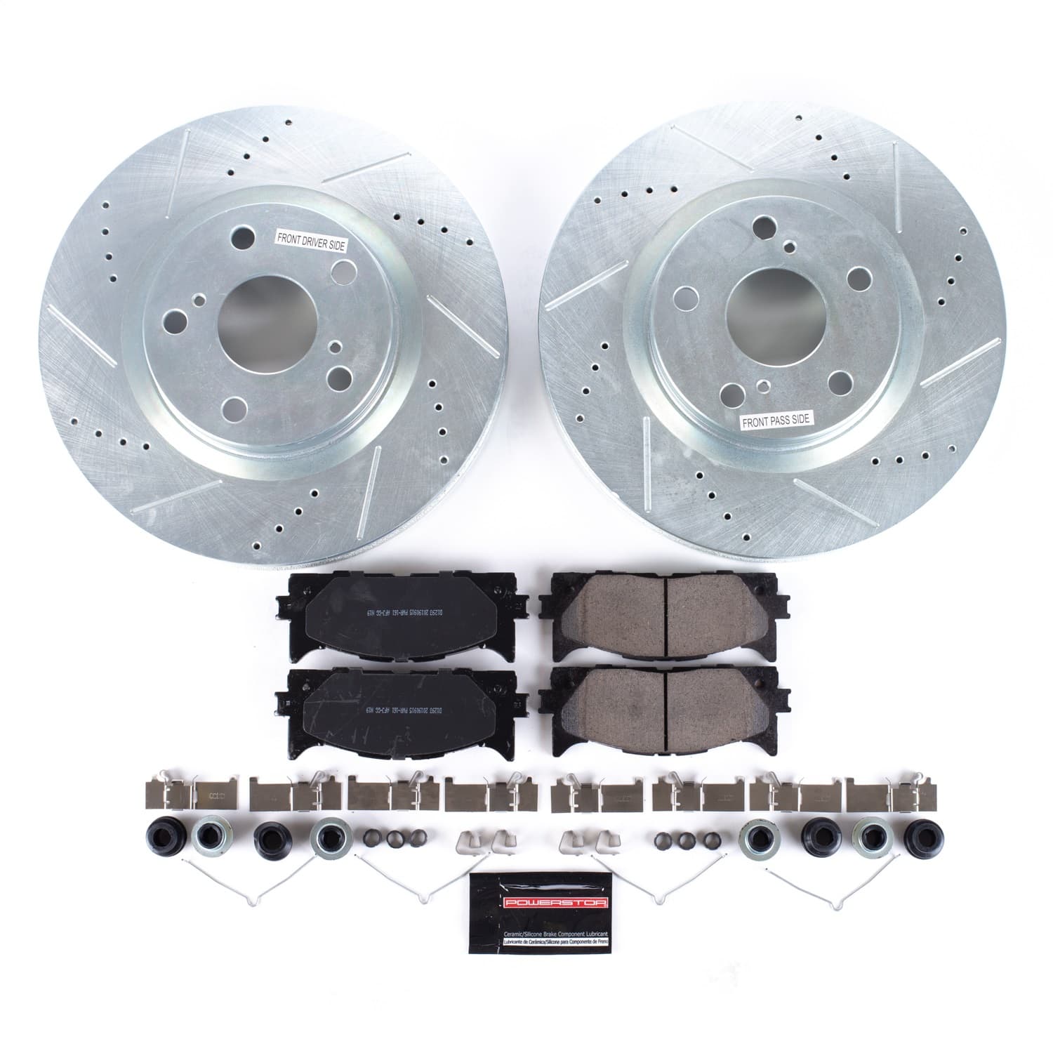 Power Stop - K3053 - Front - Disc Brake Pad and Rotor Kit image 3