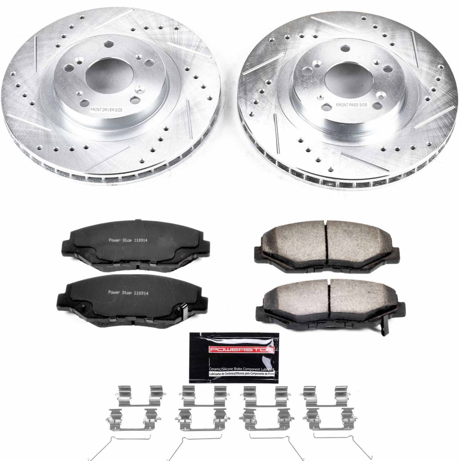 Power Stop - K3055-36 - Front - Disc Brake Pad and Rotor Kit image 1