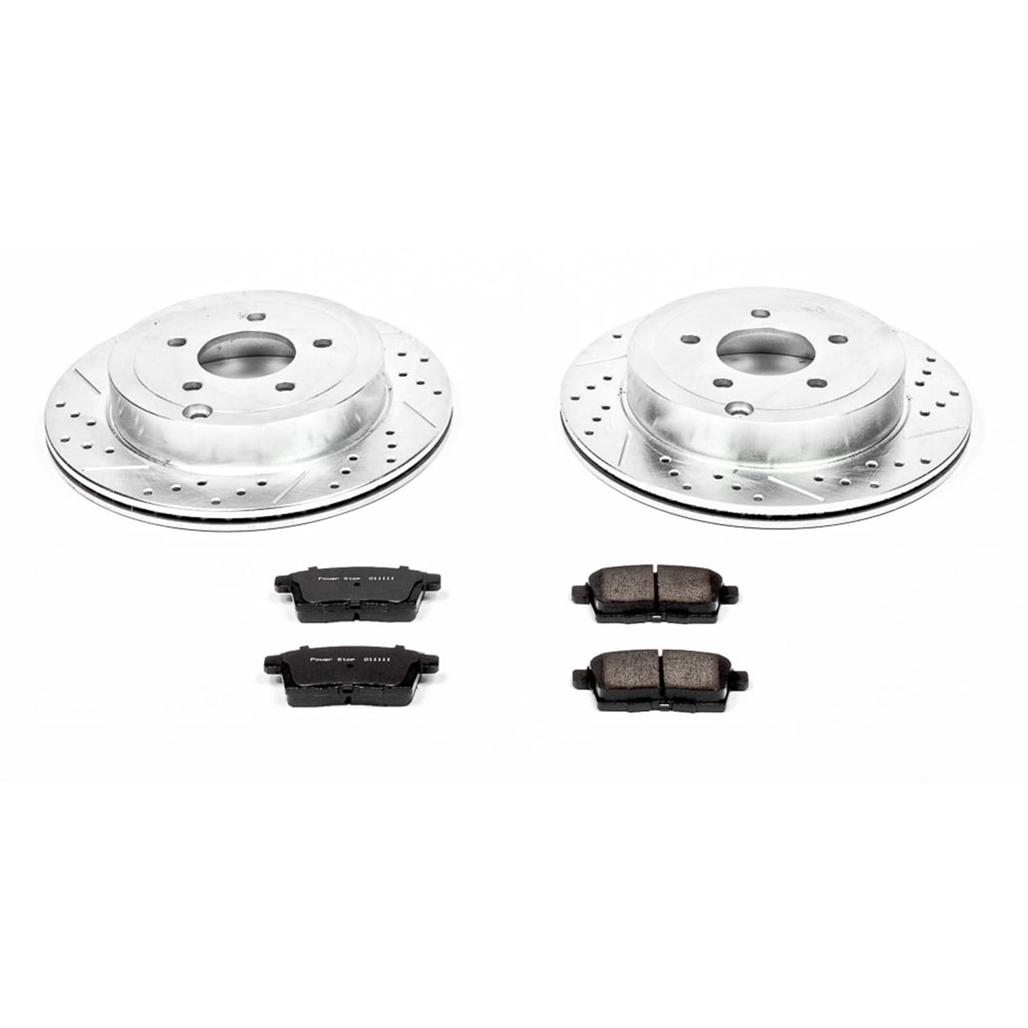 Power Stop - K3060 - Rear - Disc Brake Pad and Rotor Kit image 1