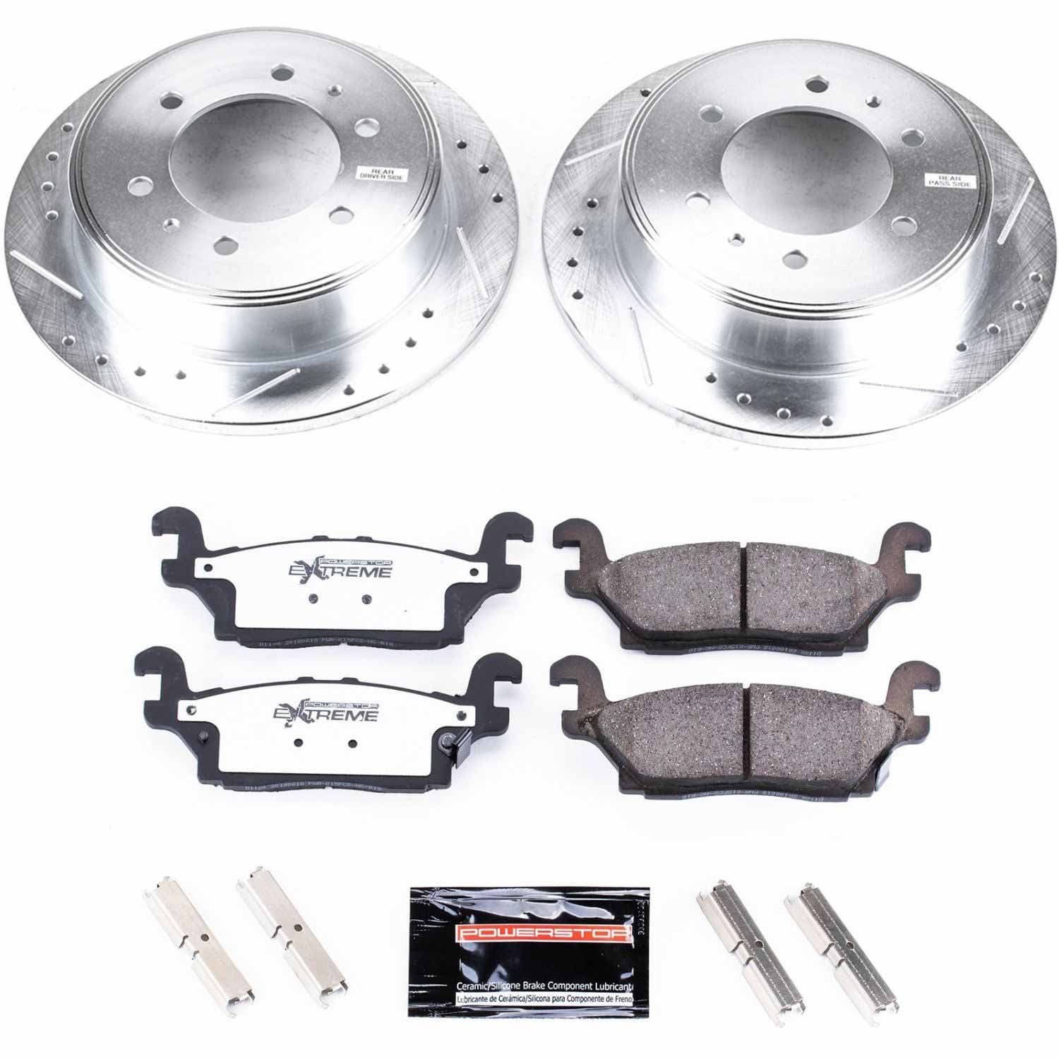 Power Stop - K3067-36 - Rear - Disc Brake Pad and Rotor Kit image 1