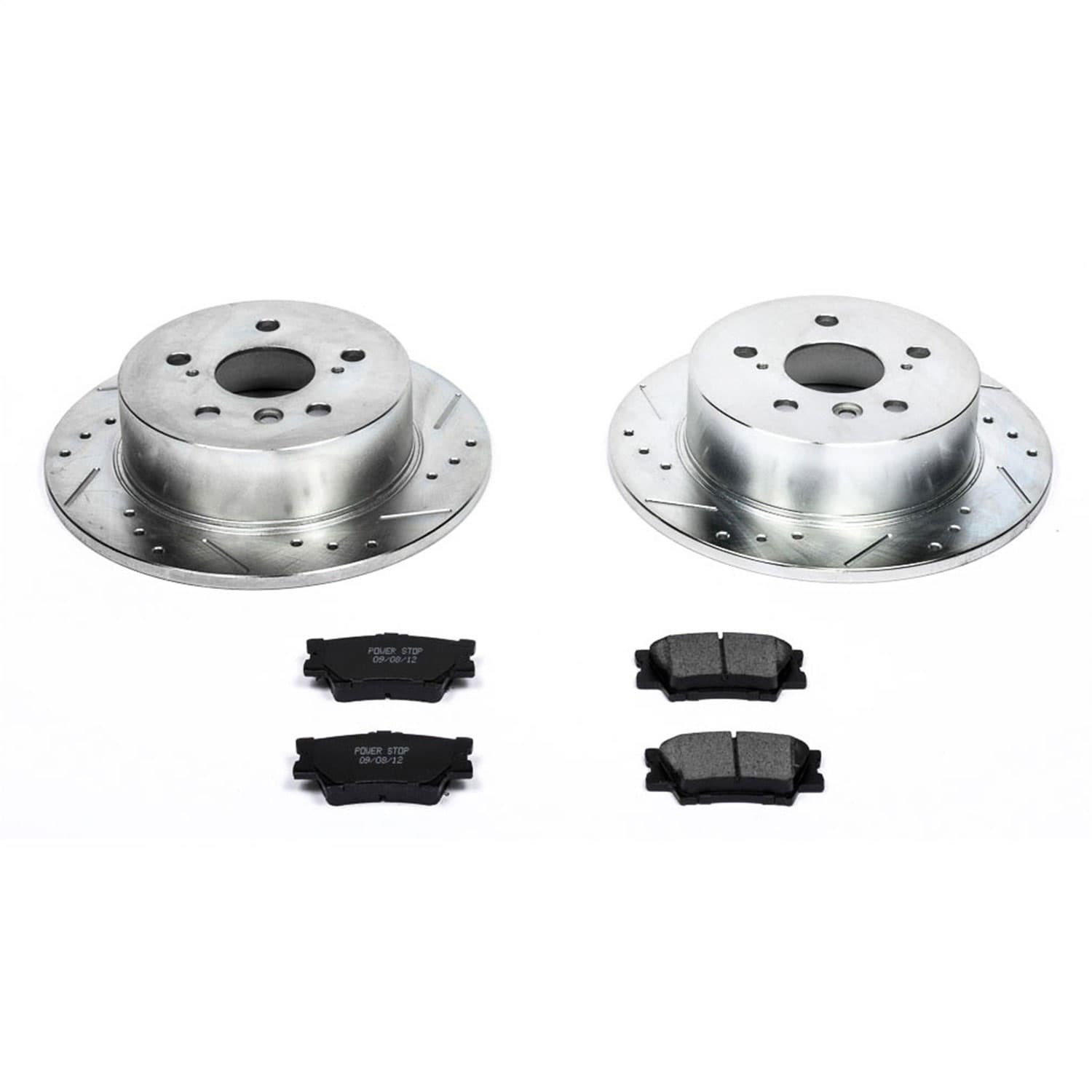 Power Stop - K3067 - Rear - Disc Brake Pad and Rotor Kit image 1