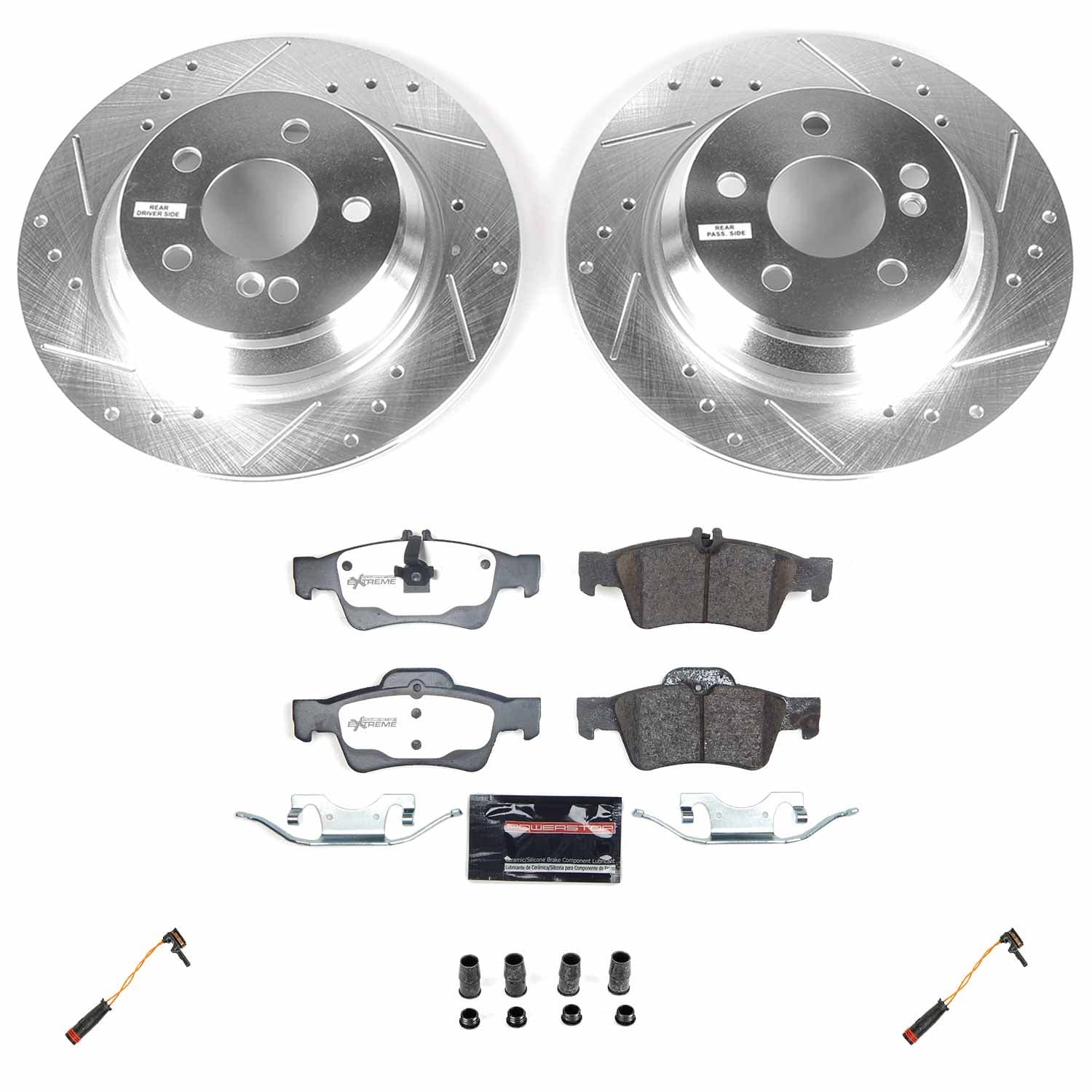 Power Stop - K3069-26 - Rear - Disc Brake Pad and Rotor Kit image 1
