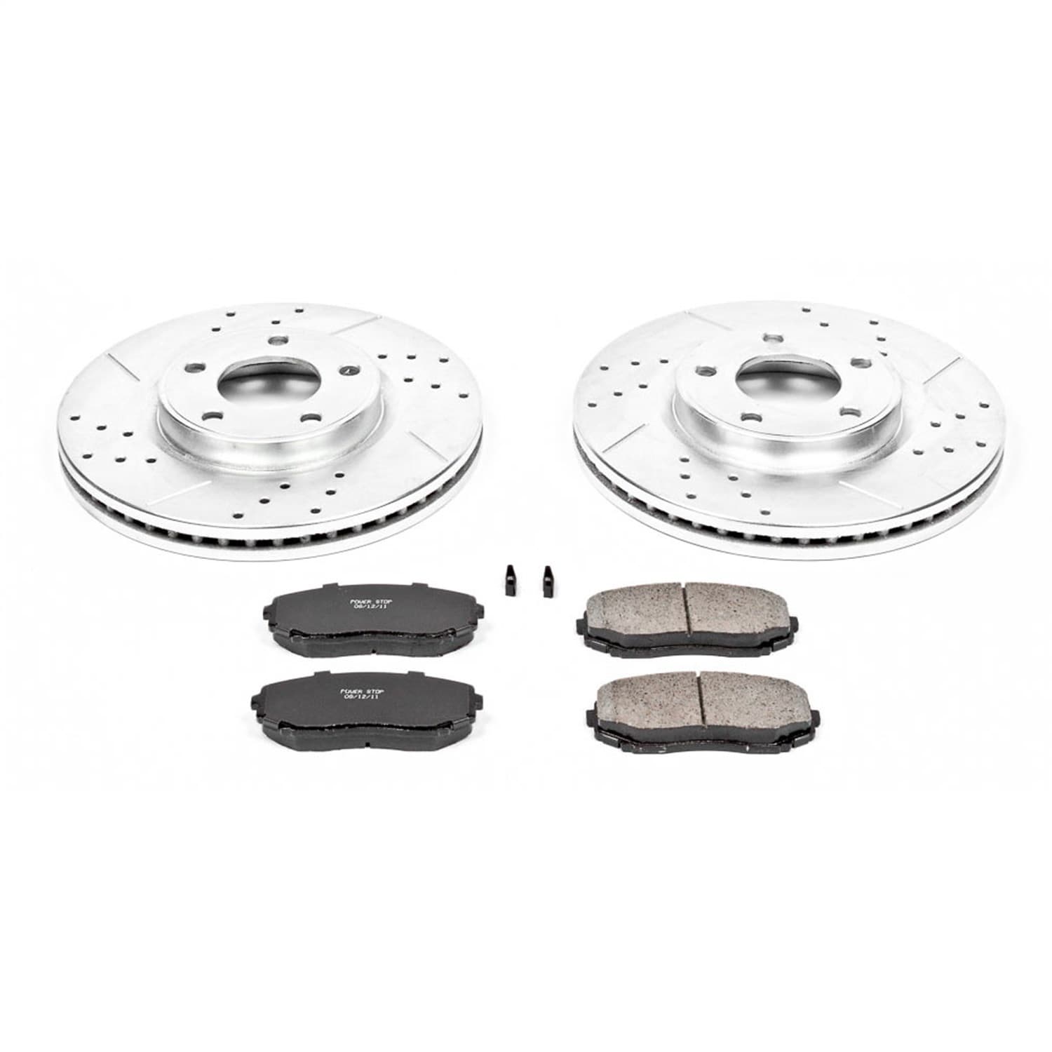 Power Stop - K3071 - Front - Disc Brake Pad and Rotor Kit image 1
