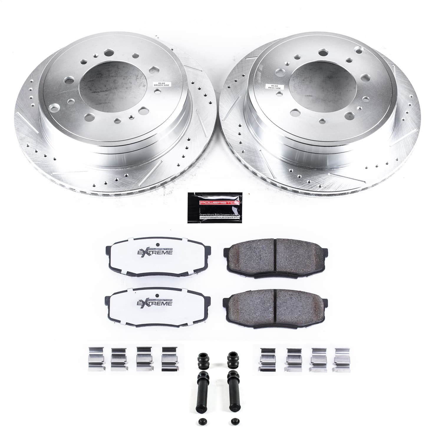 Power Stop - K3073-36 - Rear - Disc Brake Pad and Rotor Kit image 1