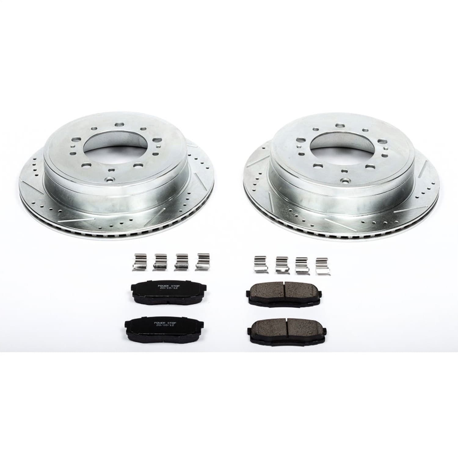 Power Stop - K3073 - Rear - Disc Brake Pad and Rotor Kit image 1