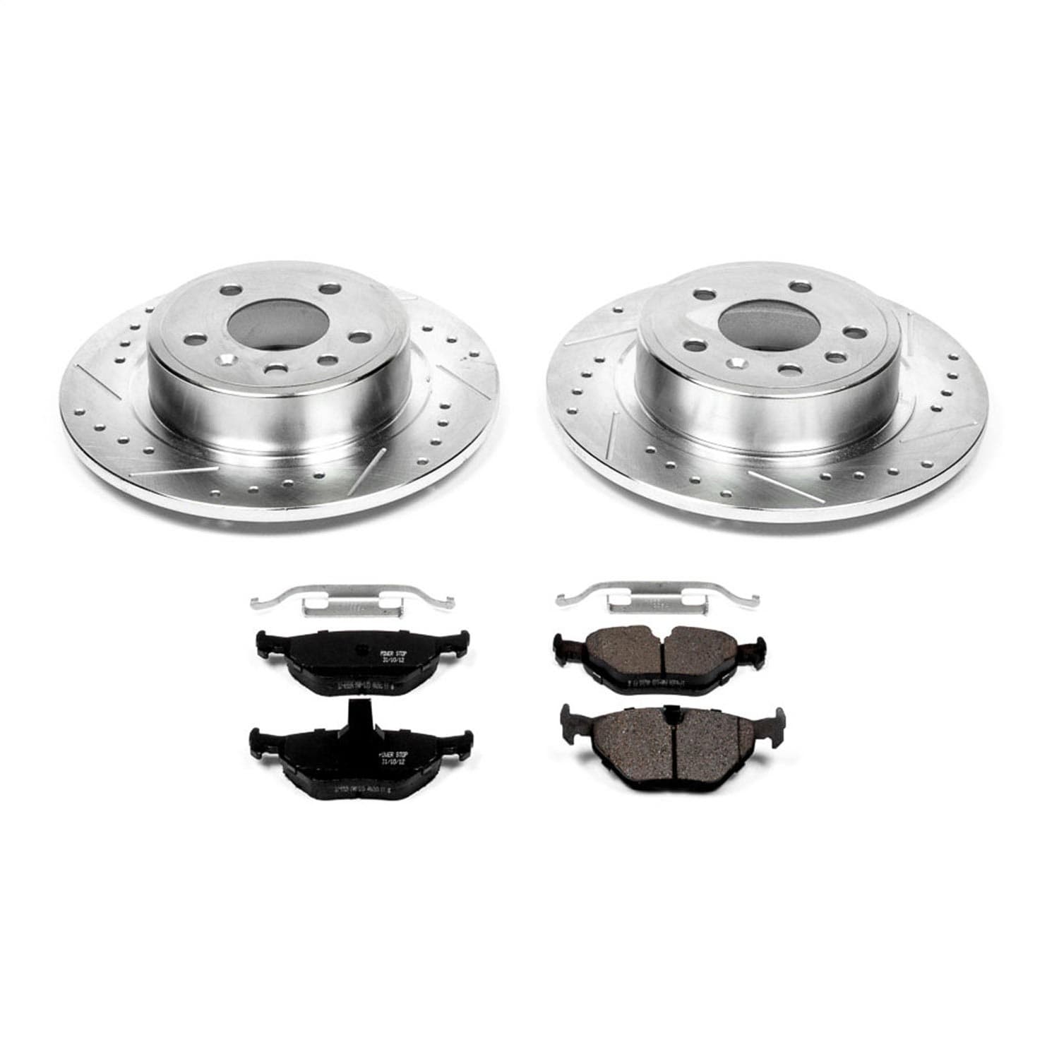 Power Stop - K3080 - Rear - Disc Brake Pad and Rotor Kit image 1