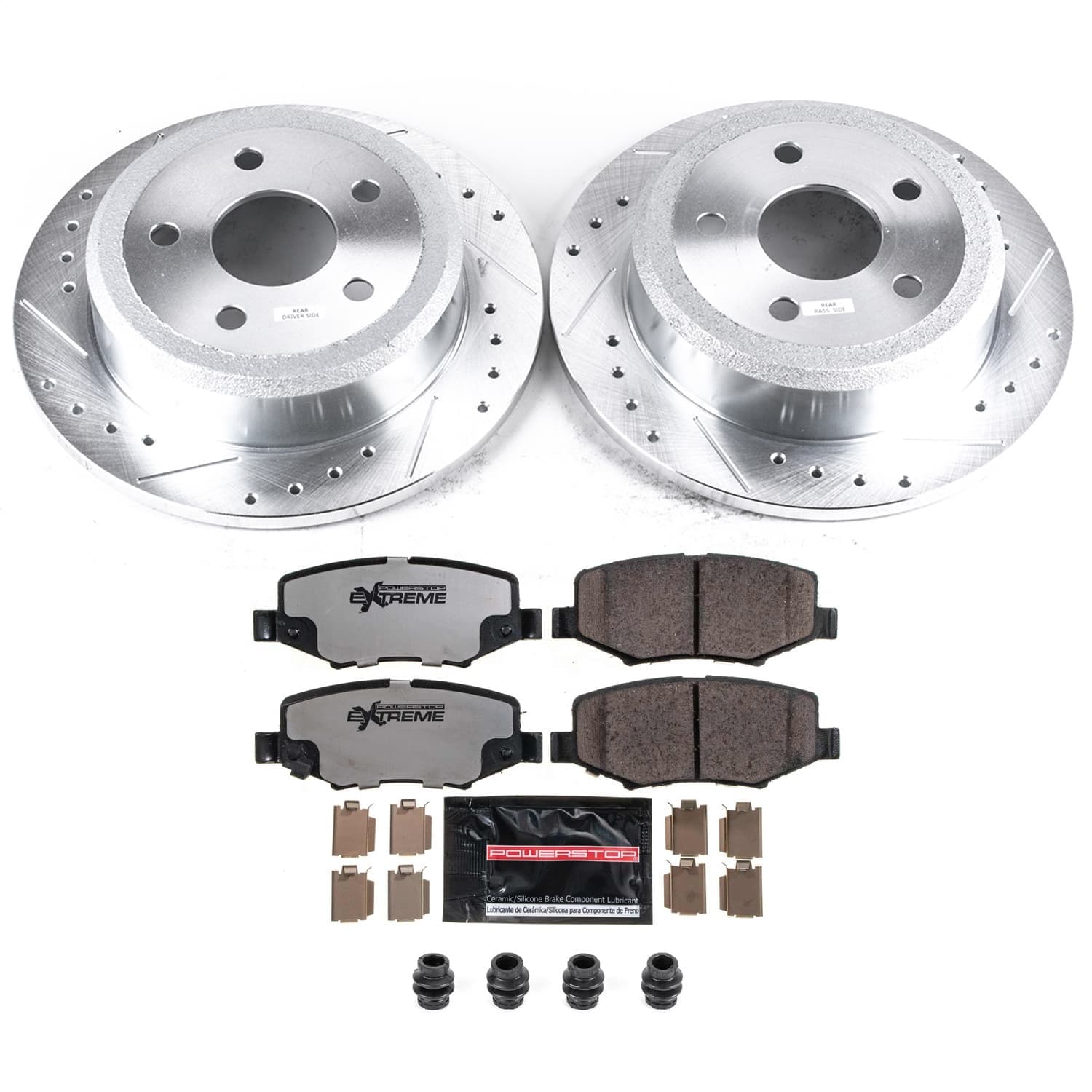 Power Stop - K3090-36 - Rear - Disc Brake Pad and Rotor Kit image 1