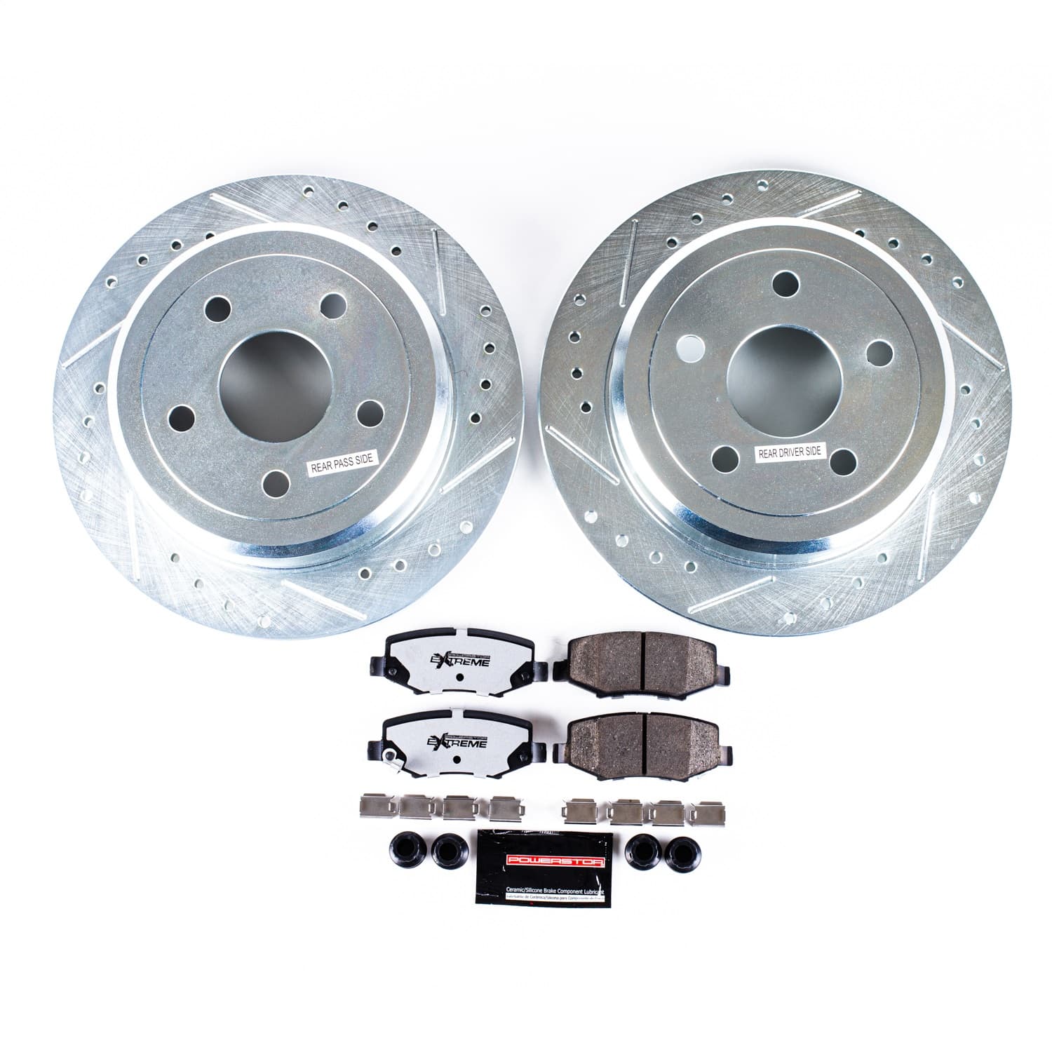 Power Stop - K3090-36 - Rear - Disc Brake Pad and Rotor Kit image 2