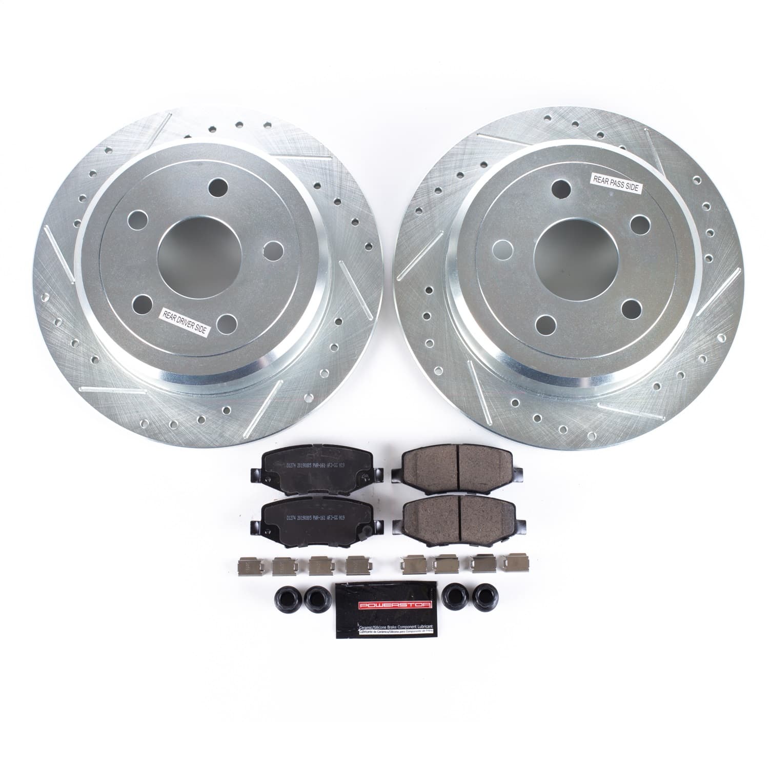 Power Stop - K3090 - Rear - Disc Brake Pad and Rotor Kit image 3